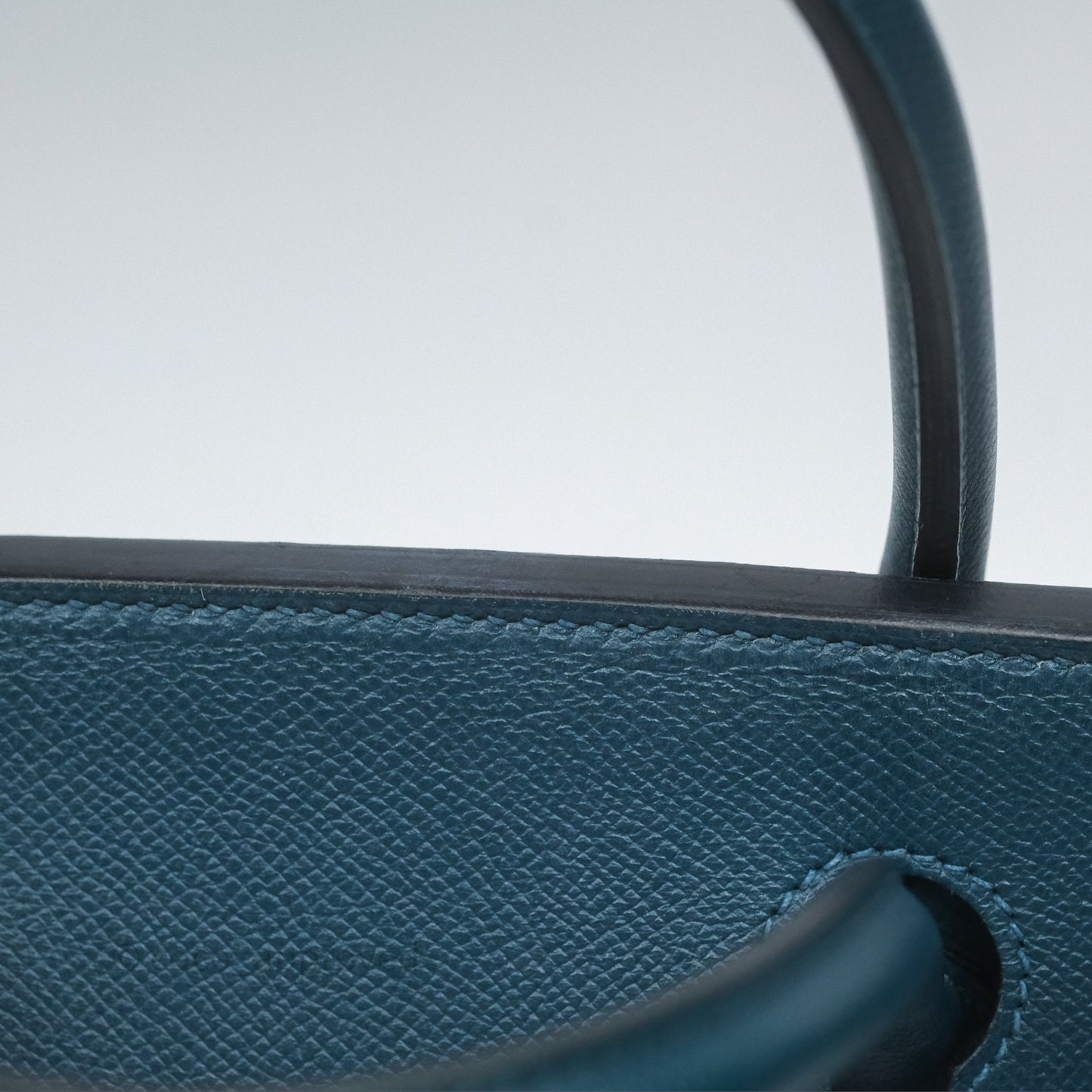 Hermès Birkin 30 Retourne Bleu de Prusse 7P Epsom Gold Hardware