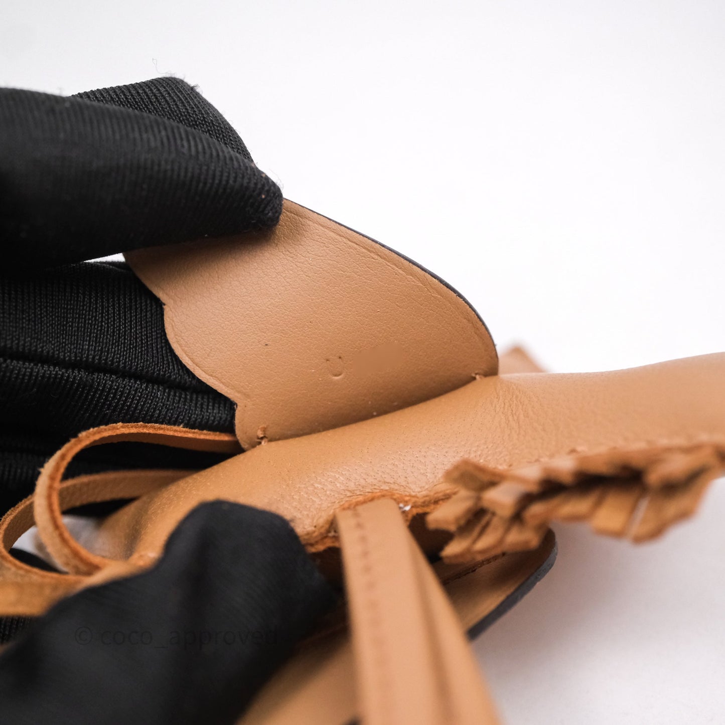 Hermès Rodeo Pegase Touch PM Bag Charm Chai