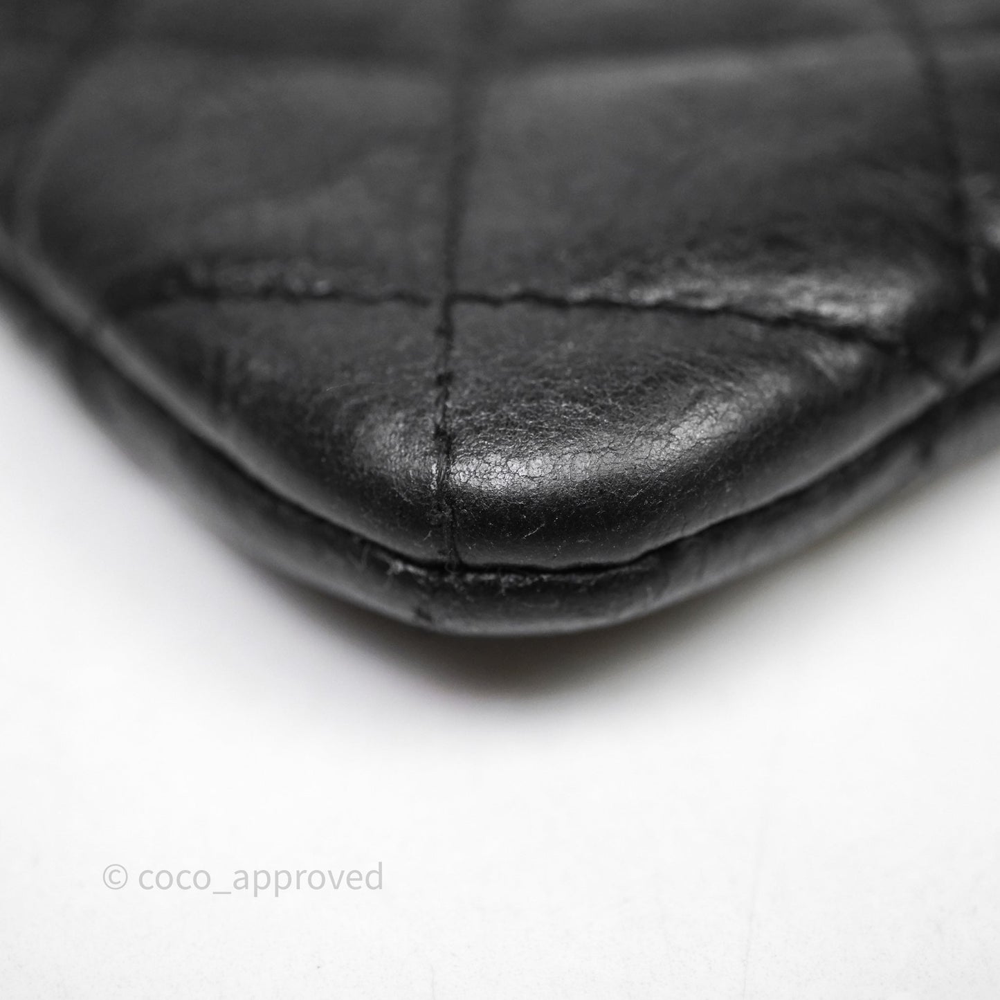 Chanel Quilted Mini O Case So Black Calfskin