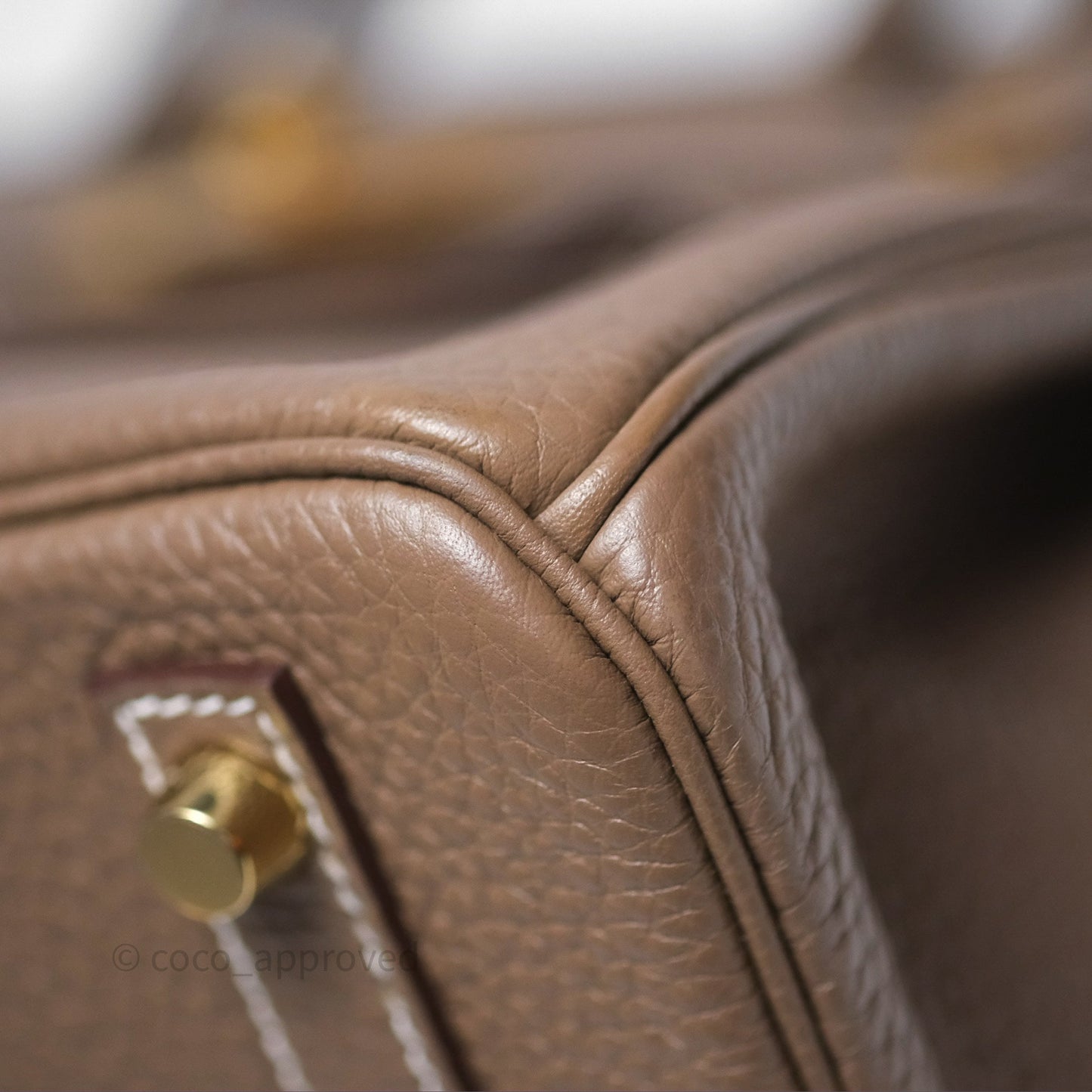 Hermès Birkin 30 Retourne Etoupe 18 Togo Gold Hardware