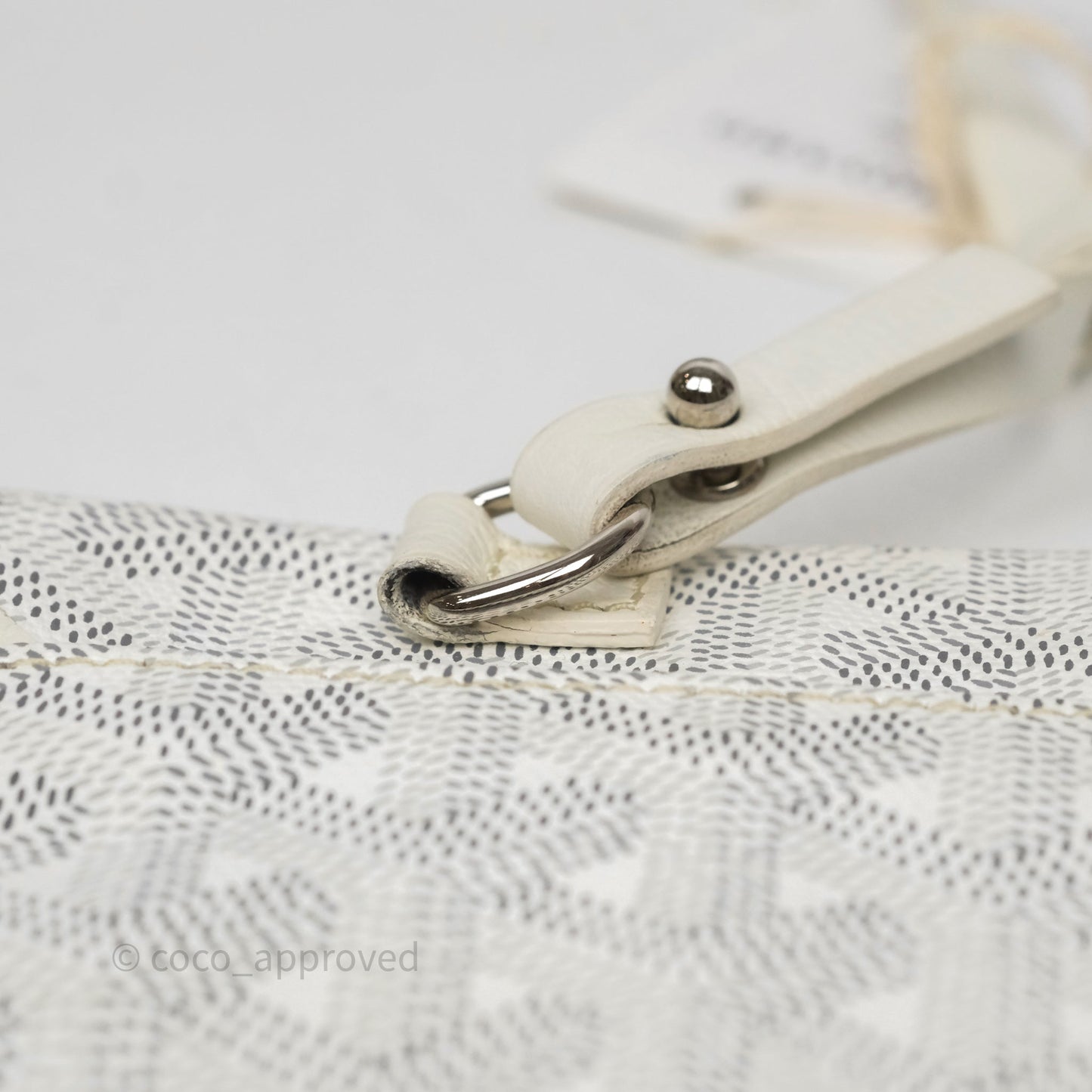 Goyard St Louis Tote PM White