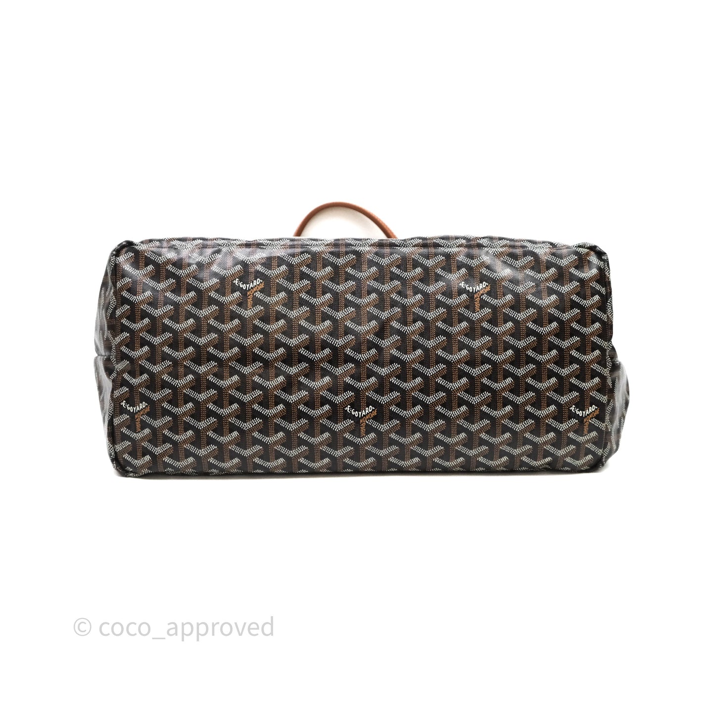 Goyard St Louis Tote GM Tan Black