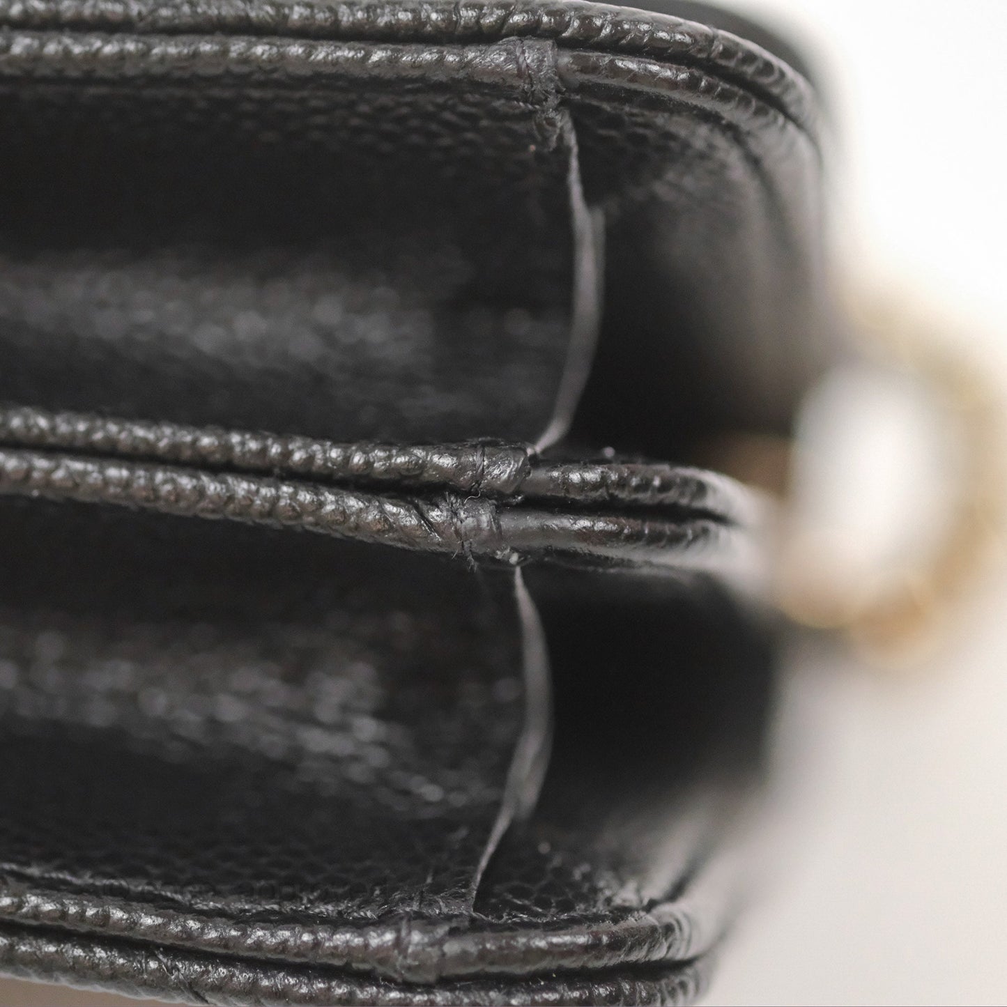 Chanel Mini Clutch with Ribbon Bow Chain Black Caviar Gold Hardware 23S