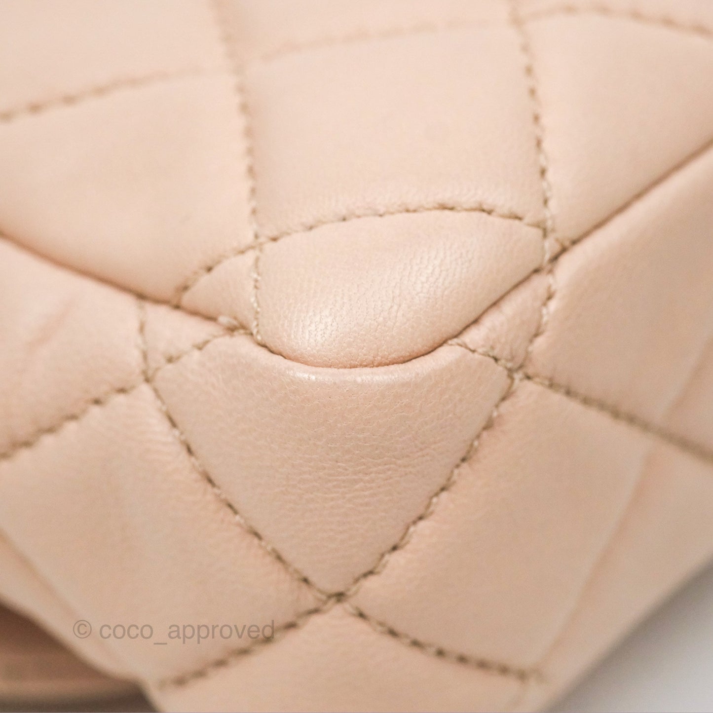 Chanel Flap Bag Pink Aged Gold Hardware