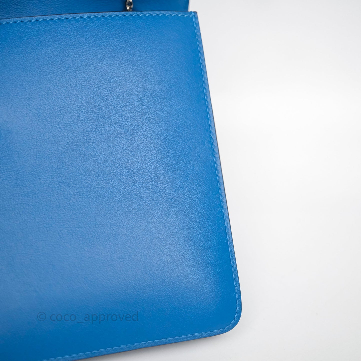 Hermès Catenina Bleu de Galice S7 Swift Palladium Hardware