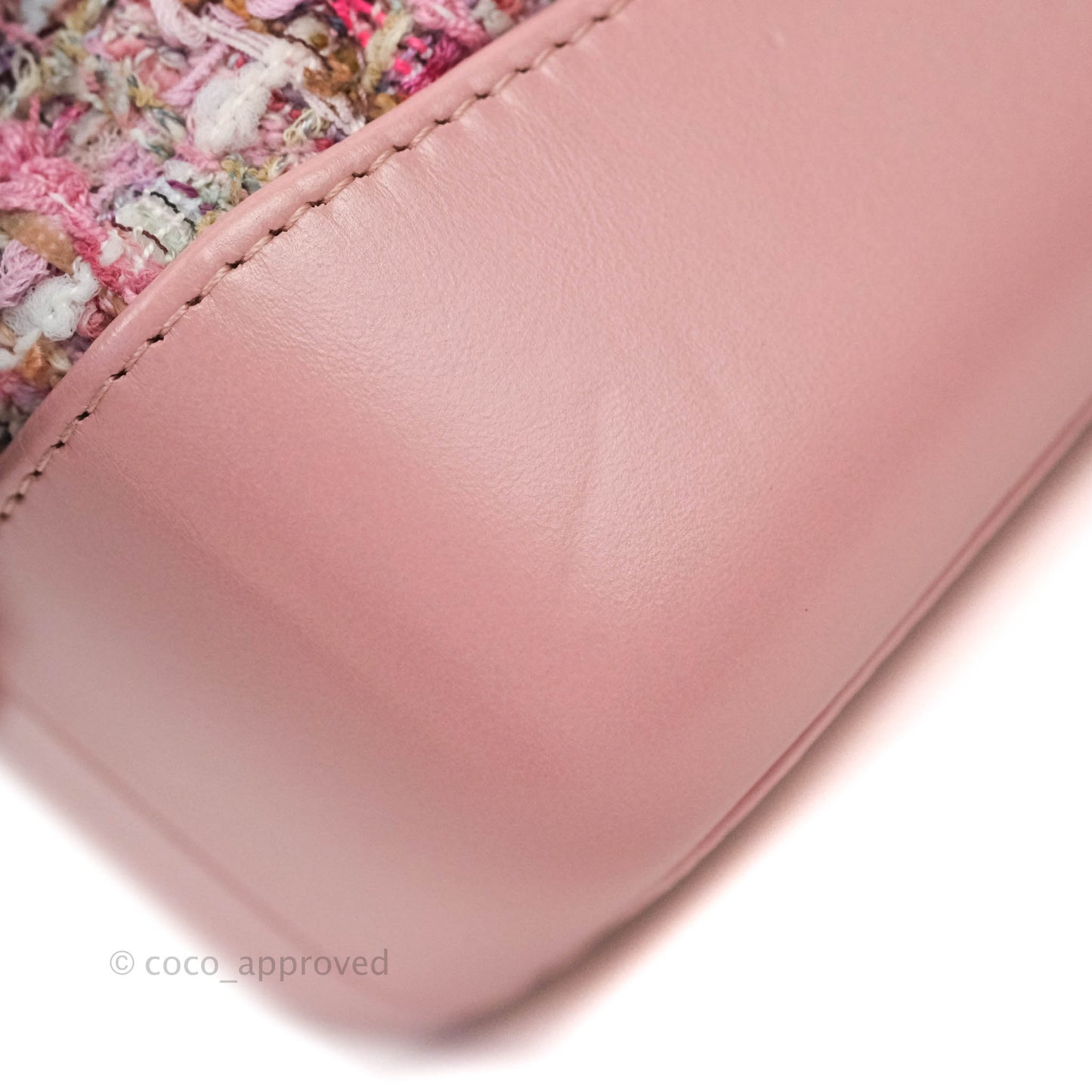 Chanel Gabrielle Small Backpack Pink Tweed Aged Calfskin