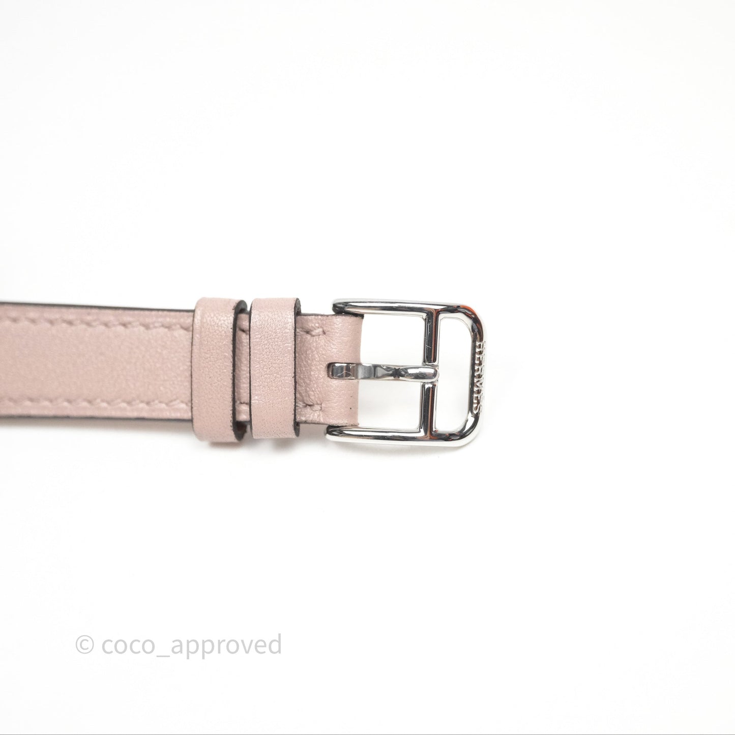 Hermès Cape Cod Steel Watch Glycine 4W Calfskin Strap