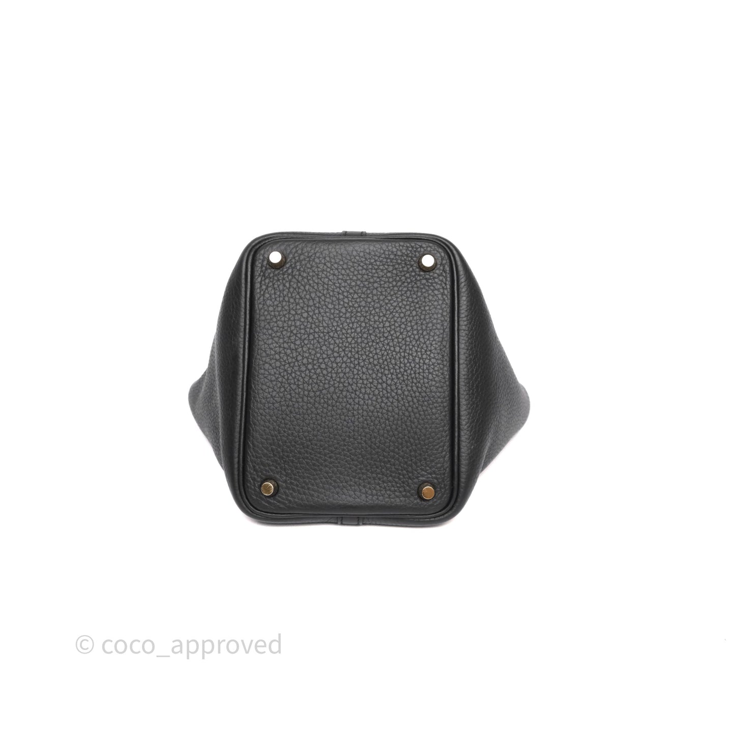Hermès Picotin Lock 18 Noir Black 89 Clemence Gold Hardware