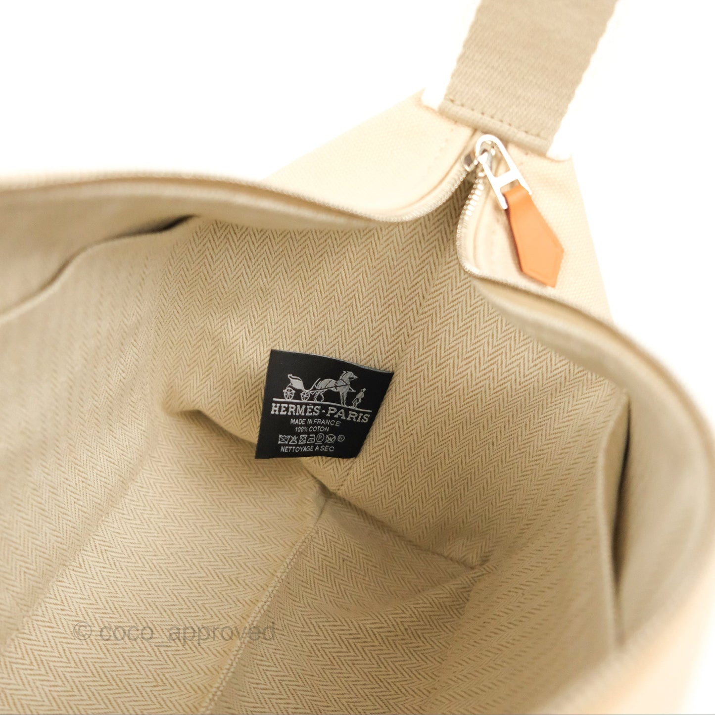 Hermès Small Bride-A-Brac Natural Canvas