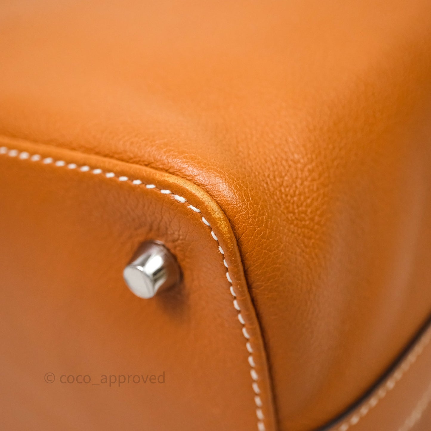 Hermès ToolBox 20 Gold 37 Evercolor Palladium Hardware