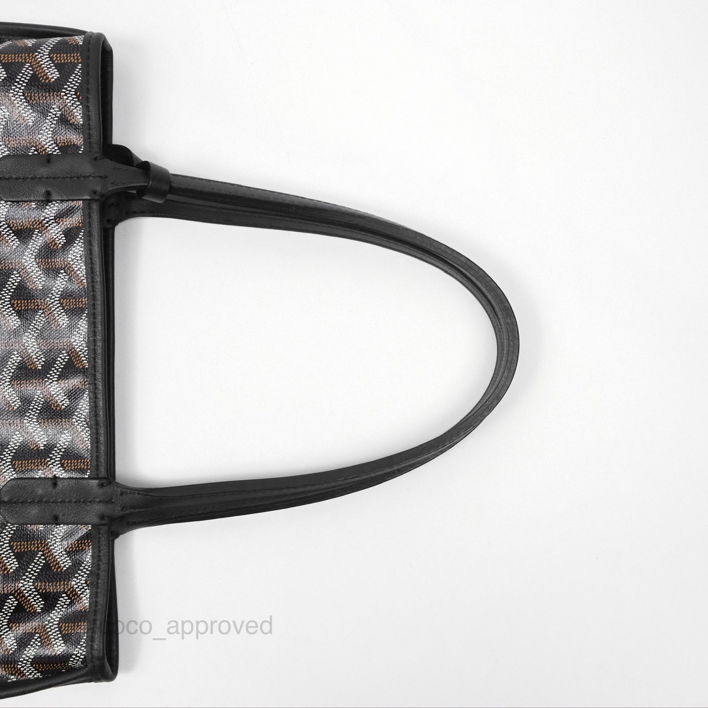 Goyard Anjou Mini Bag Goyardine Canvas Black