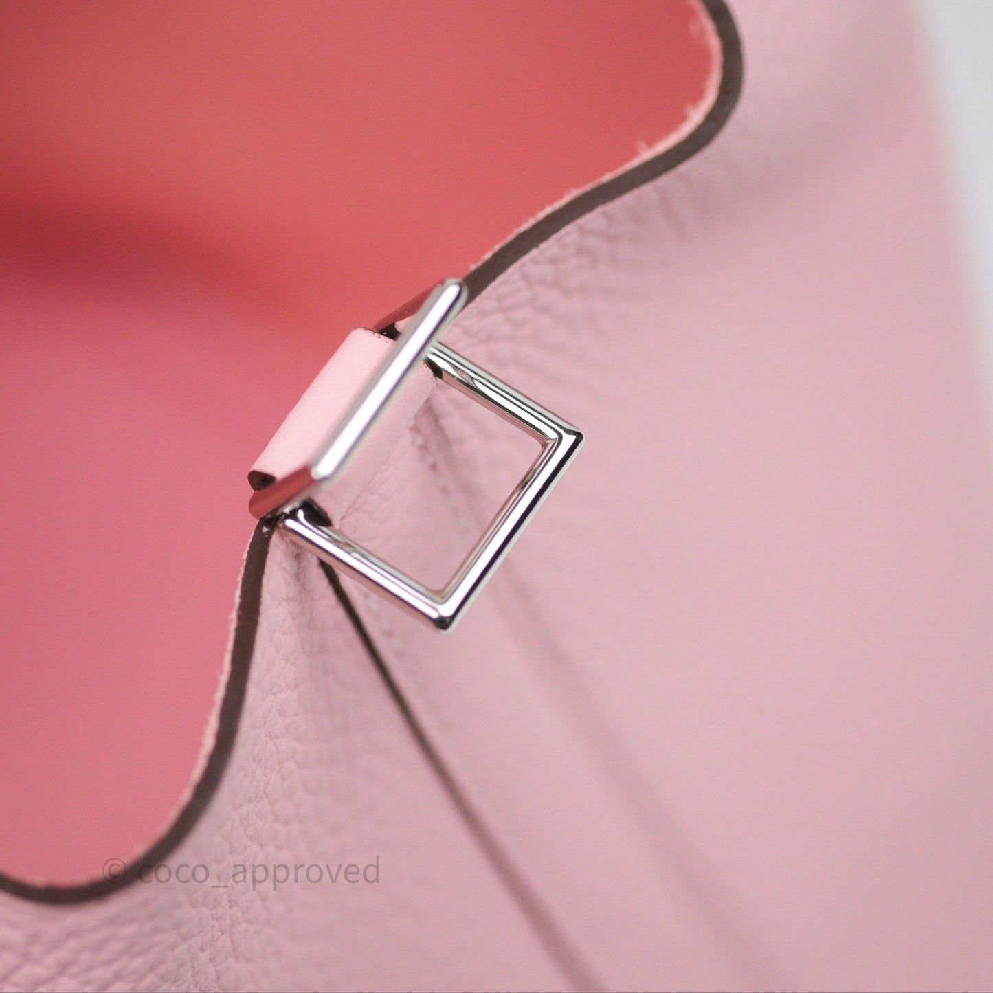 Hermès Picotin 18 Rose Sakura 3Q Clemence Palladium Hardware