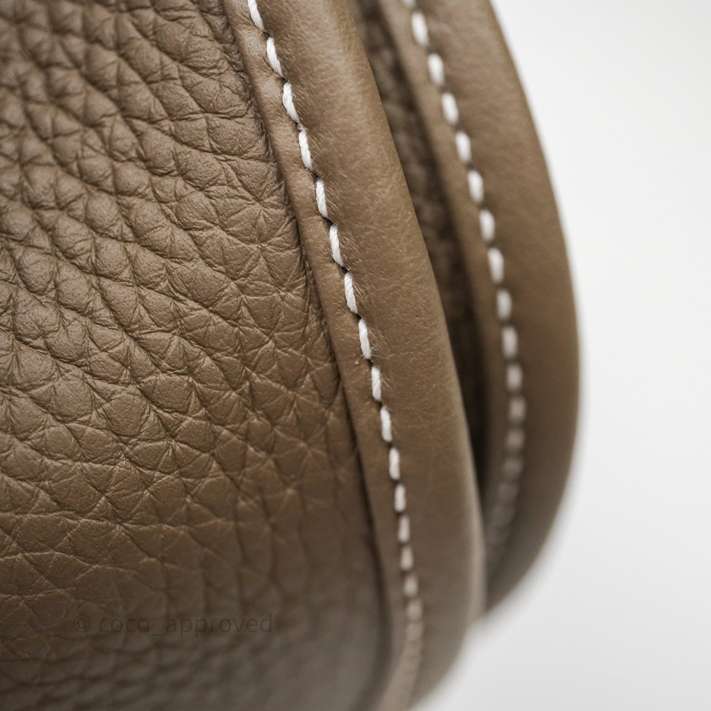 Hermès Evelyne 23 Etoupe 18 Clemence Palladium Hardware