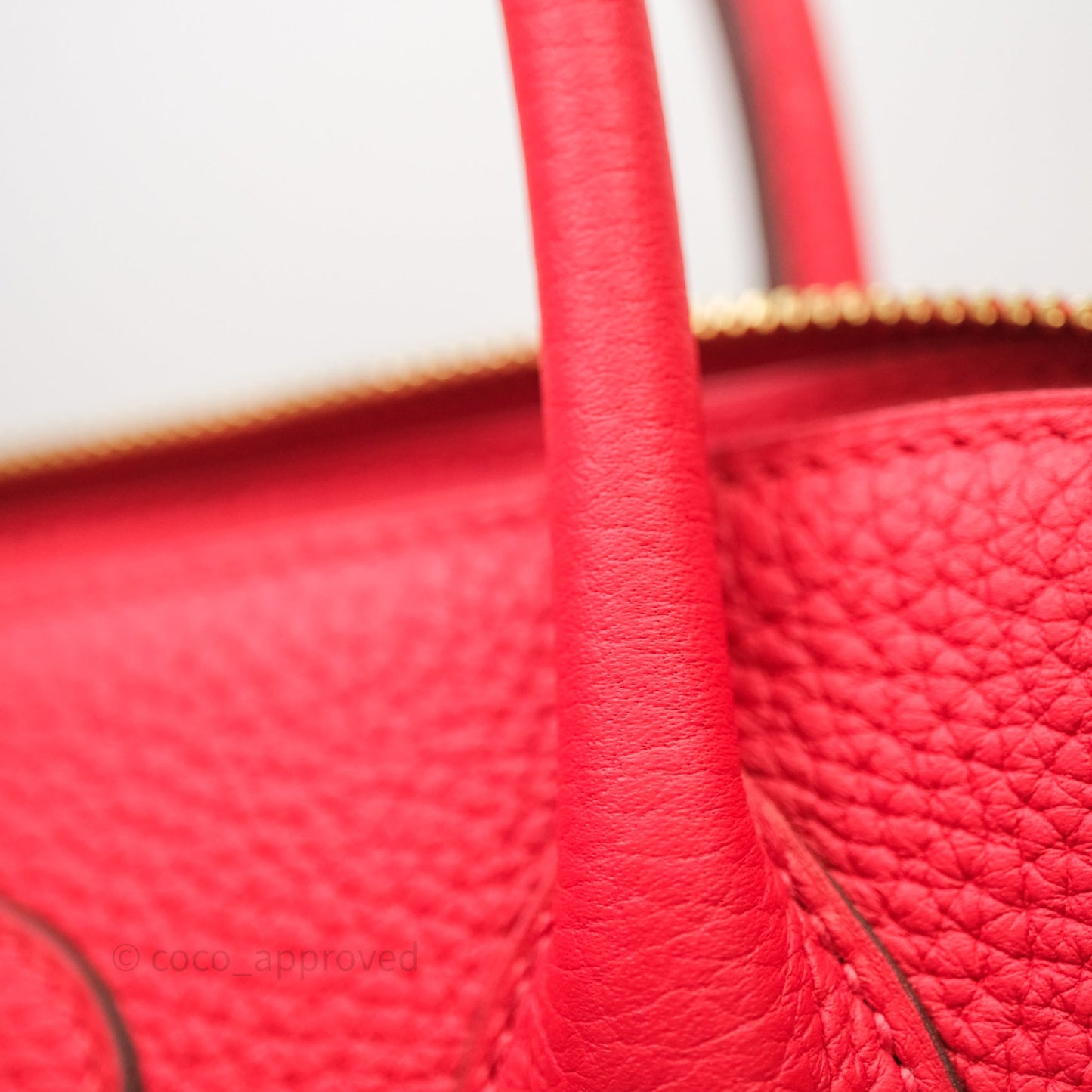 Hermès Bolide 31 Rouge Clemence Gold Hardware