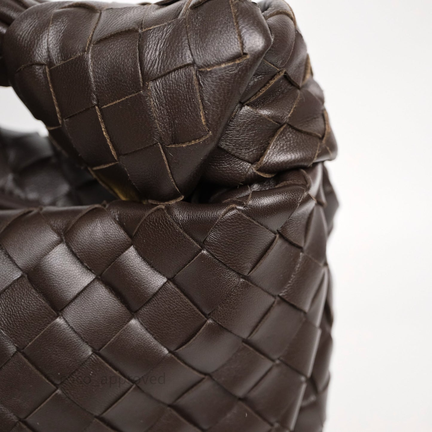 Bottega Veneta Teen Jodie Brown Intrecciato Lambskin