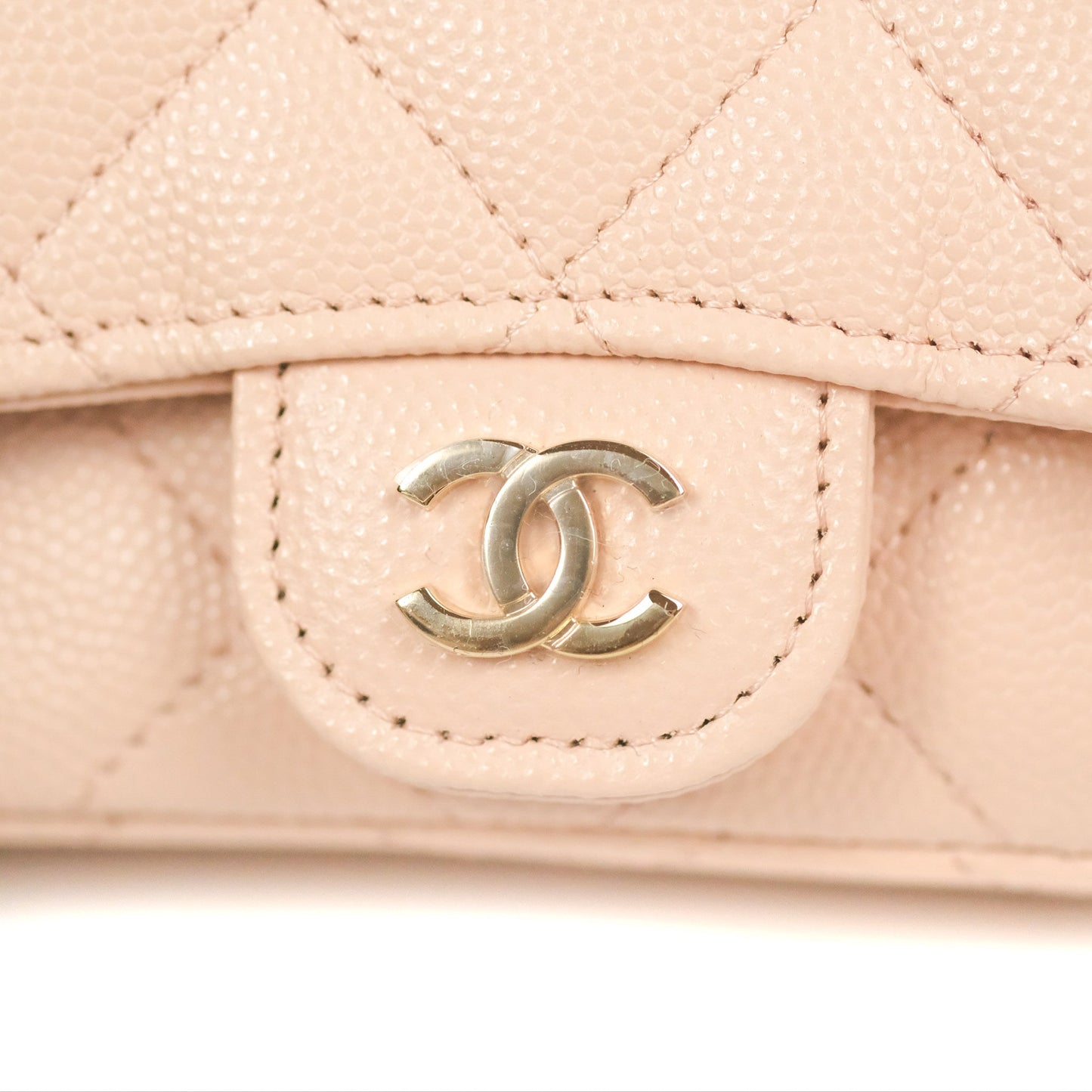 Chanel Classic Quilted Belt Bag Light Pink Caviar Gold Hardware