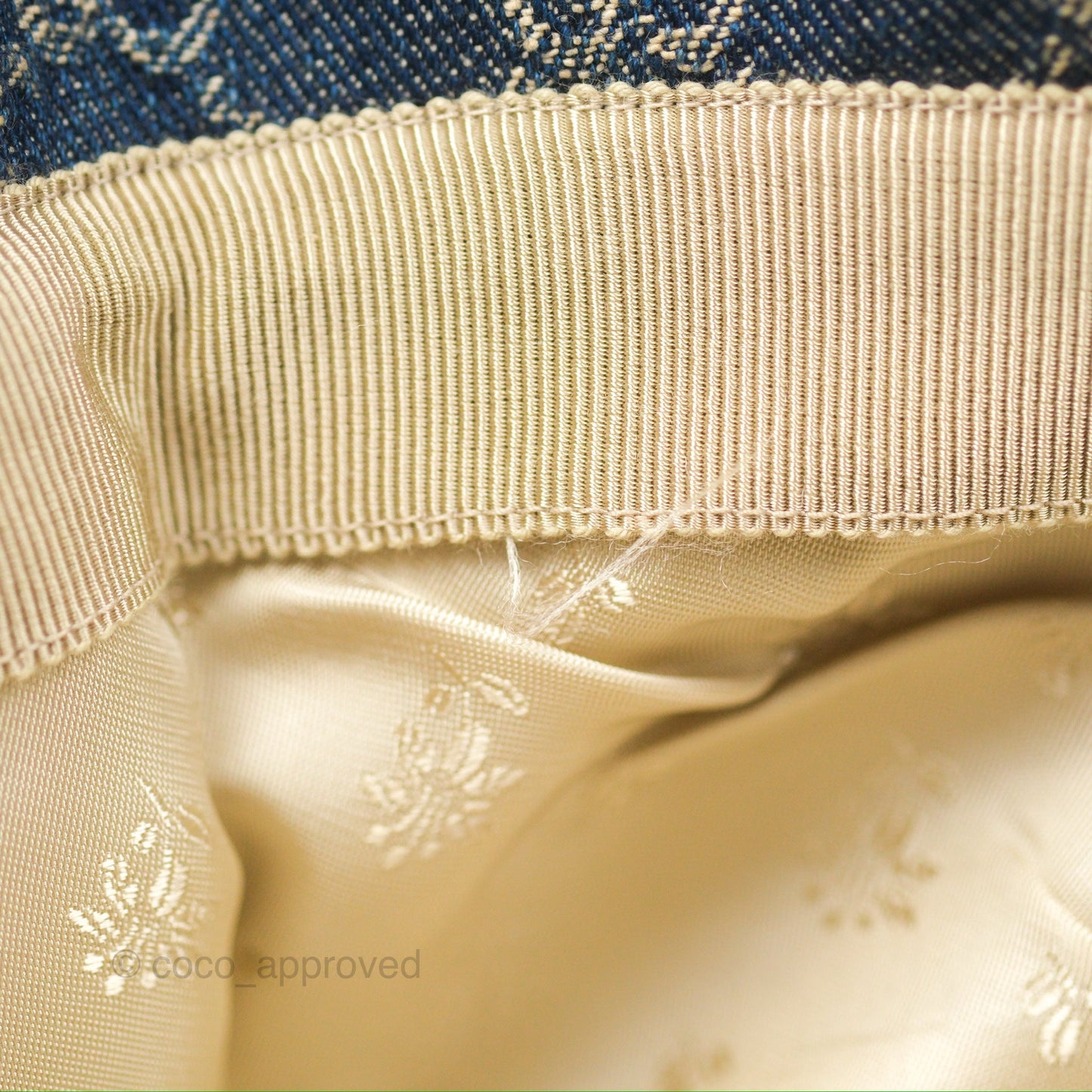Gucci GG Supreme Denim Bucket Hat