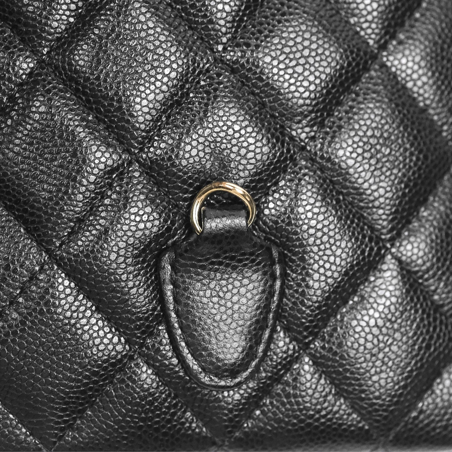 Chanel Classic Mini Backpack Black Caviar Gold Hardware