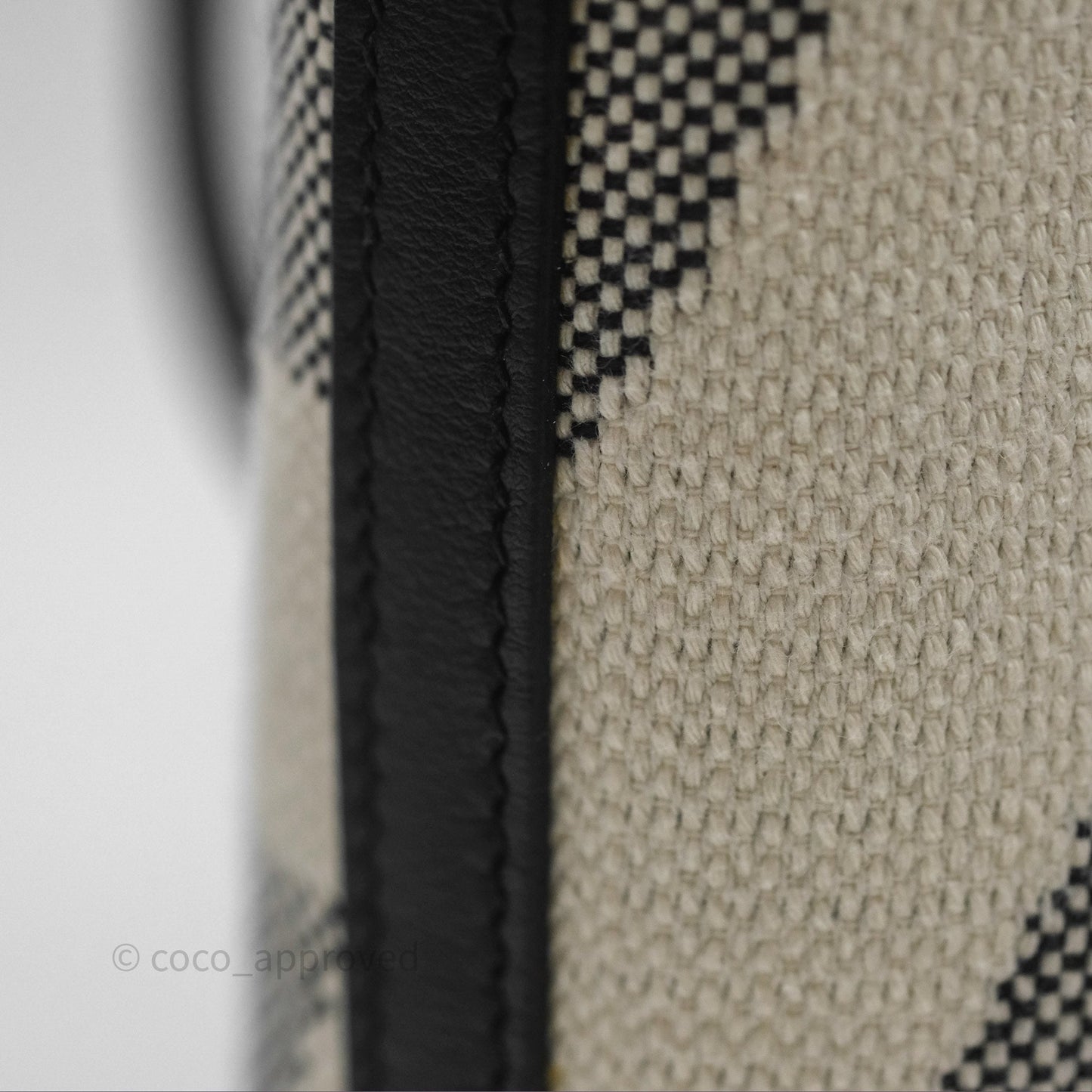 Hermès Cabas H En Biais 27 Noir 89 Swift/Canvas