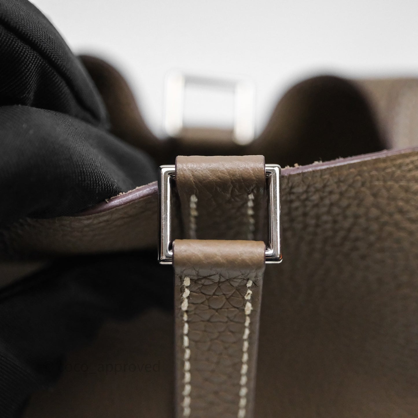 Hermès Picotin Lock 18 Etoupe Clemence Palladium Hardware