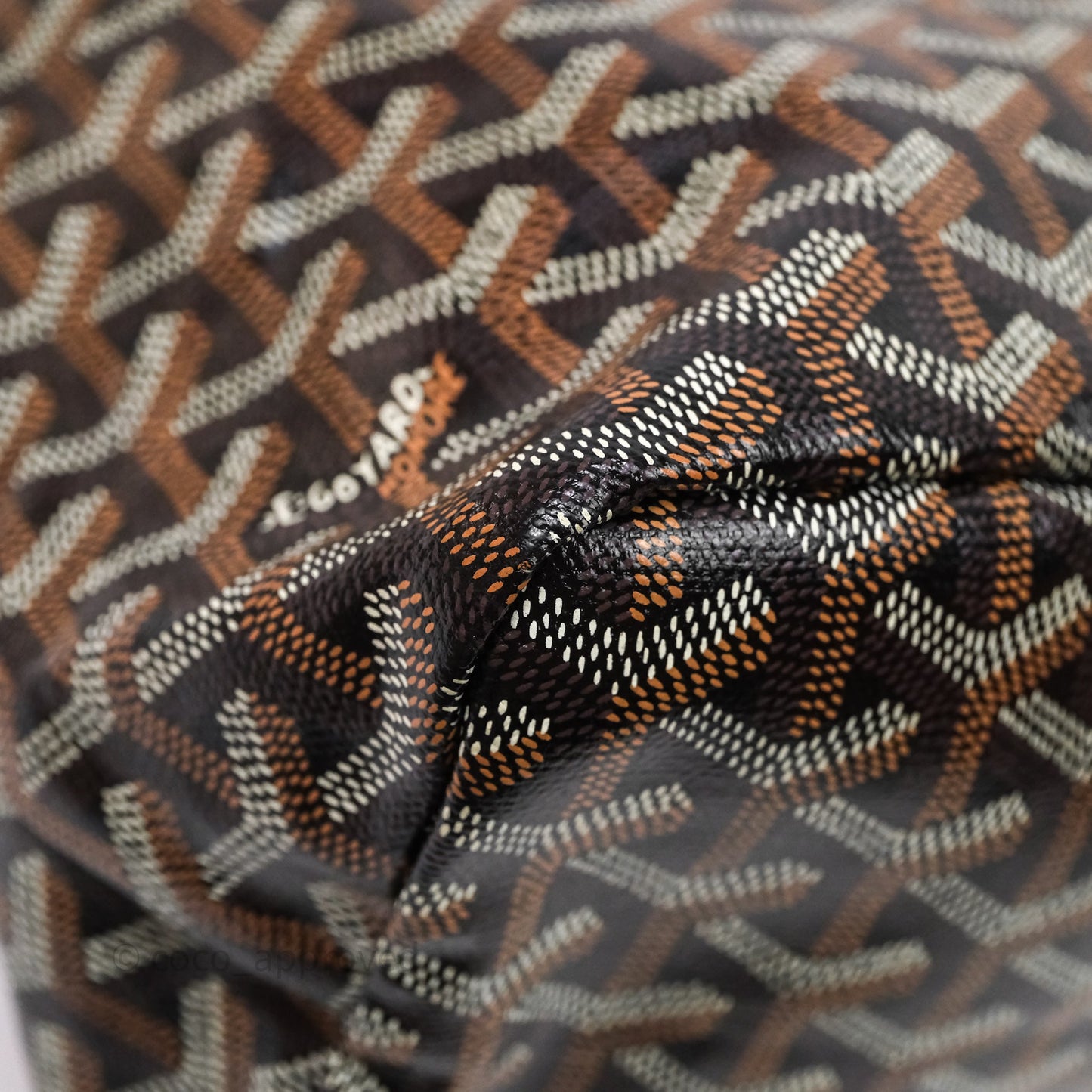 Goyard Bohème Hobo Bag Black Goyardine Canvas