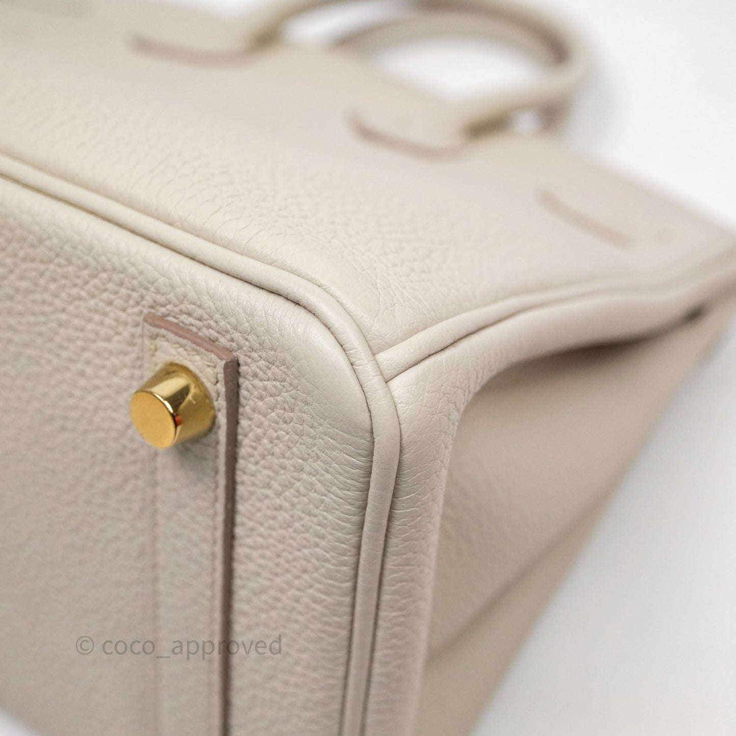Hermes Birkin 25 Beton Togo Gold Hardware