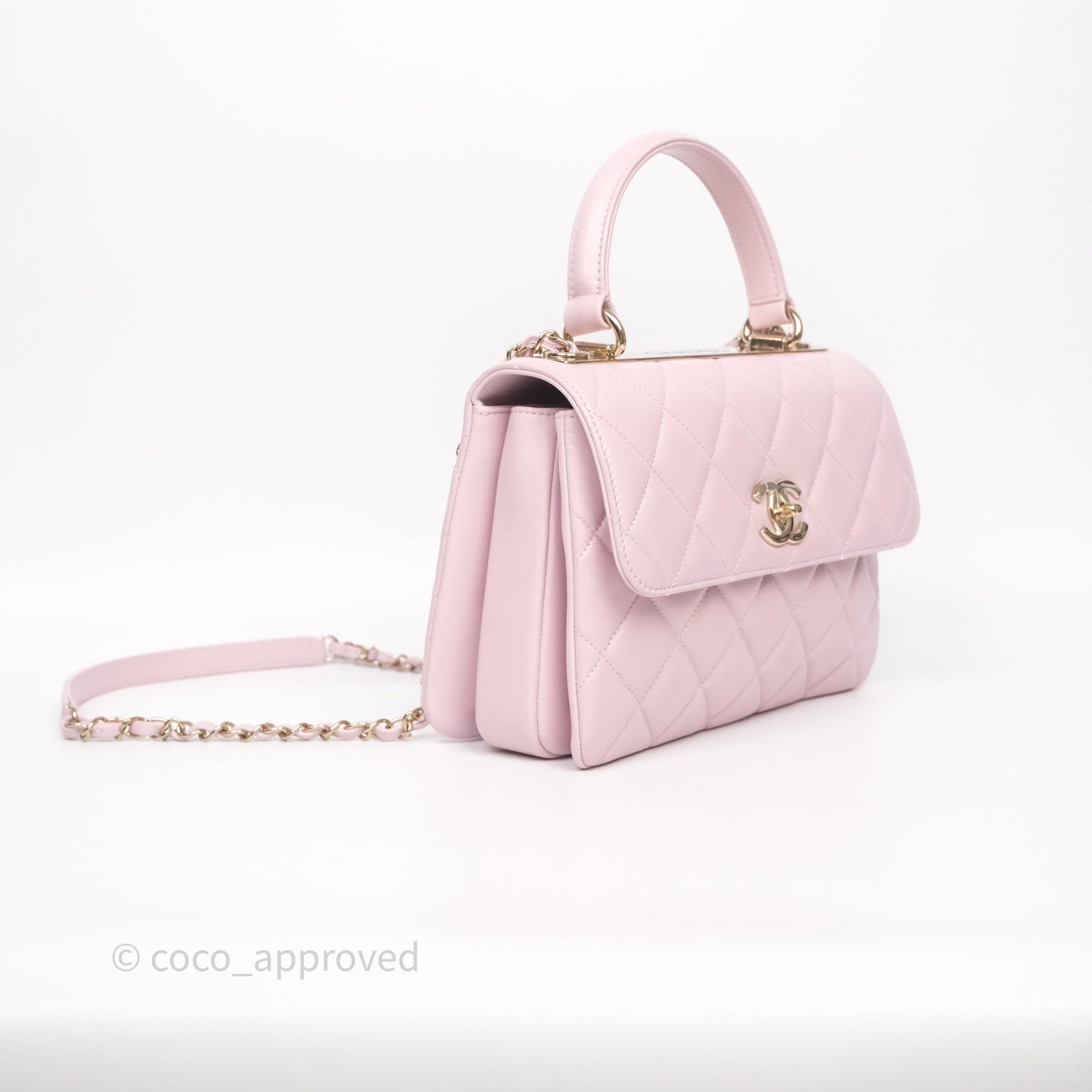 Chanel Small Trendy CC Lilac Lambskin Gold Hardware