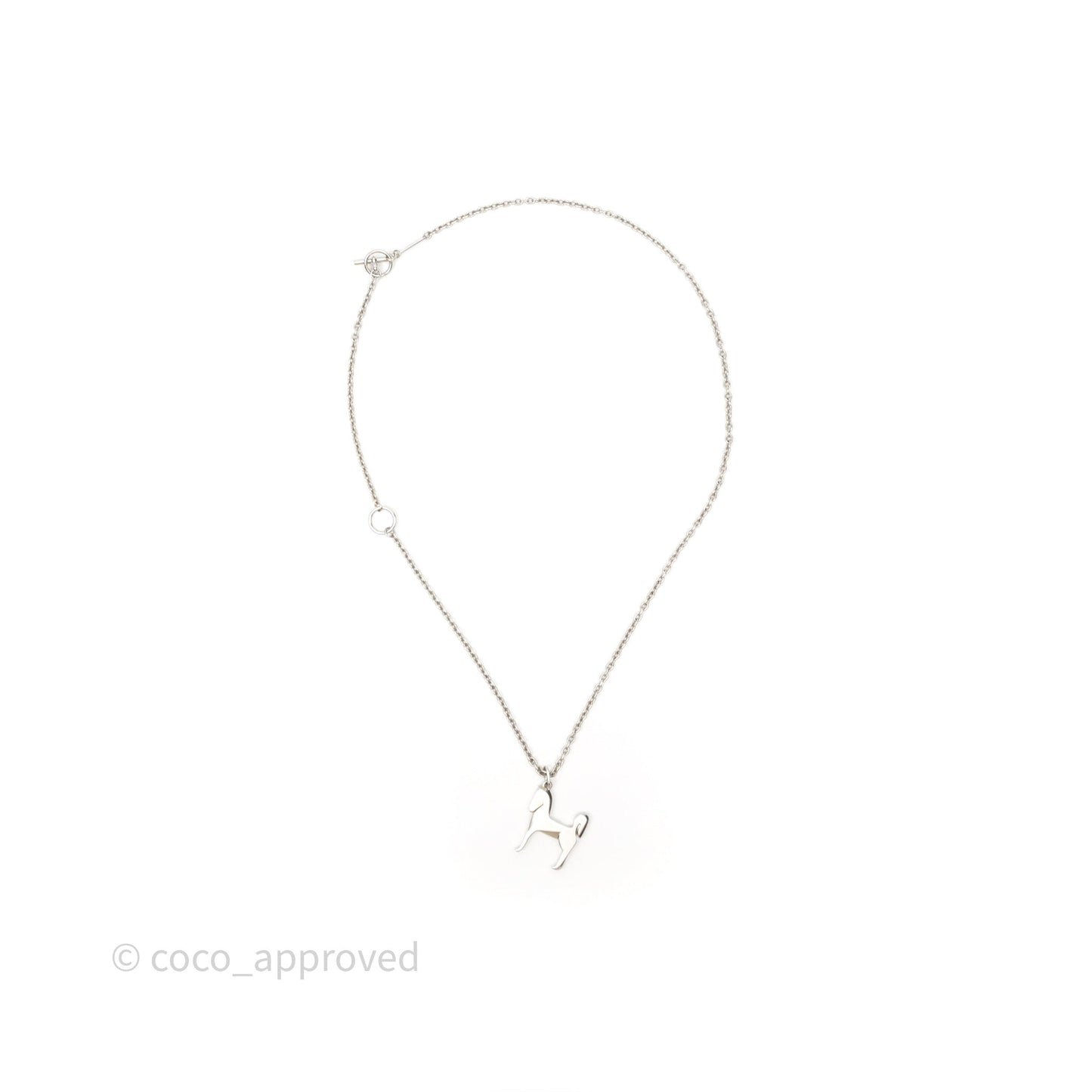Hermès Panache Necklace Brushed Palladium Hardware