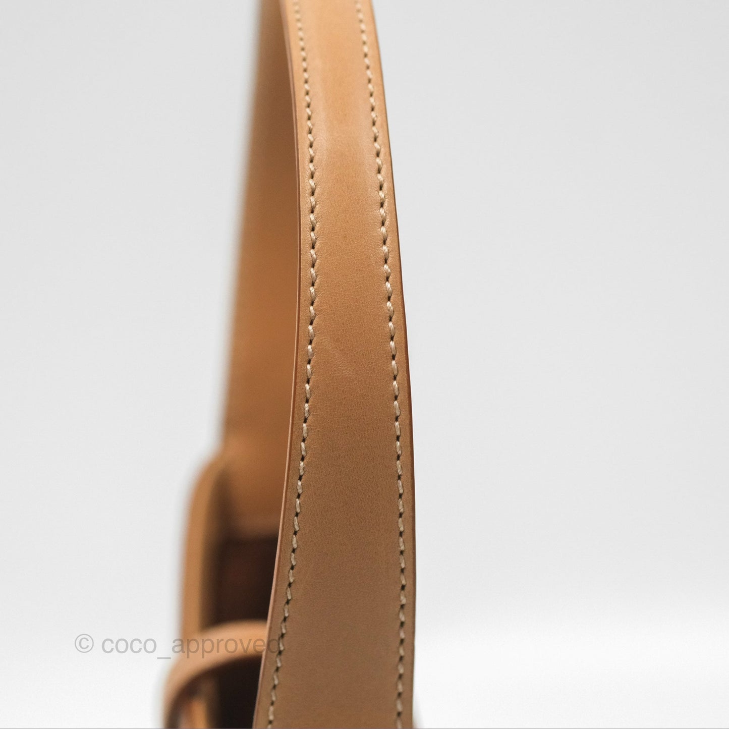 Saint Laurent Mini Le 5 À 7 Tan Calfskin Bronze Brass Hardware