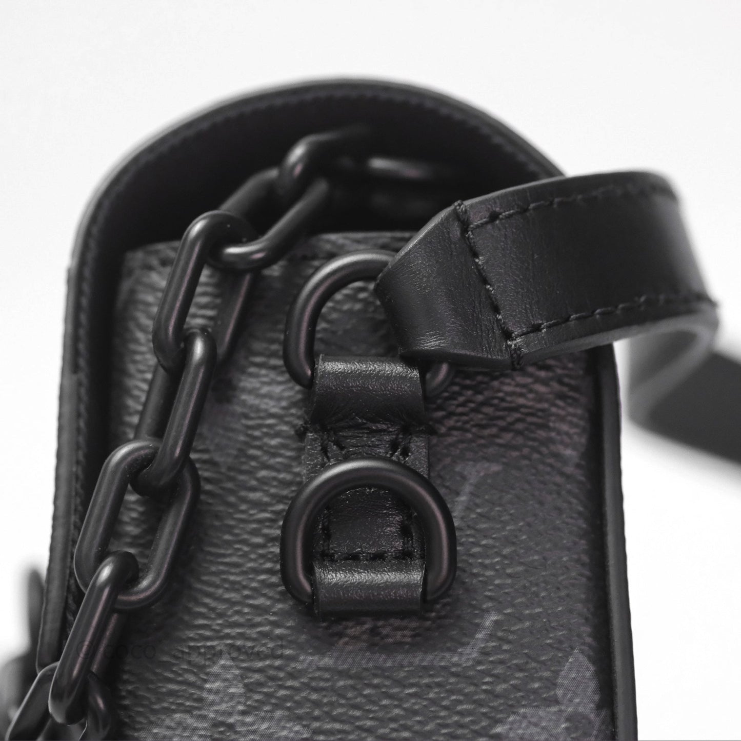 Louis Vuitton Steamer Wearable Wallet Monogram Eclipse Canvas