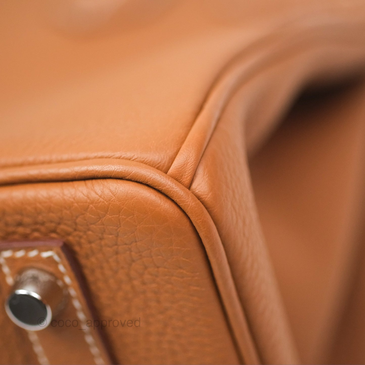 Hermès Birkin 30 Retourne Gold 37 Togo Palladium Hardware