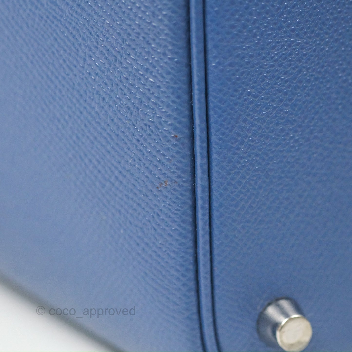 Hermès Tressage De Cuir Picotin Lock 18 Bleu Encre/Brique/Black Epsom Palladium Hardware