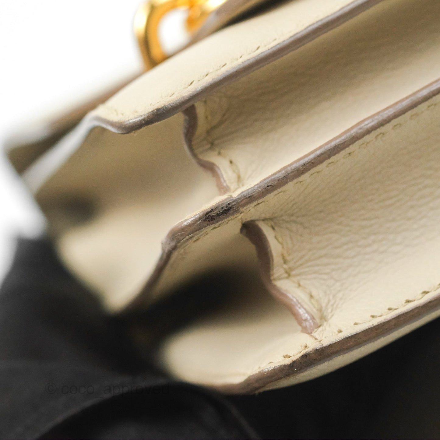 Hermès Roulis Mini 18 Beton Evercolor Gold Hardware