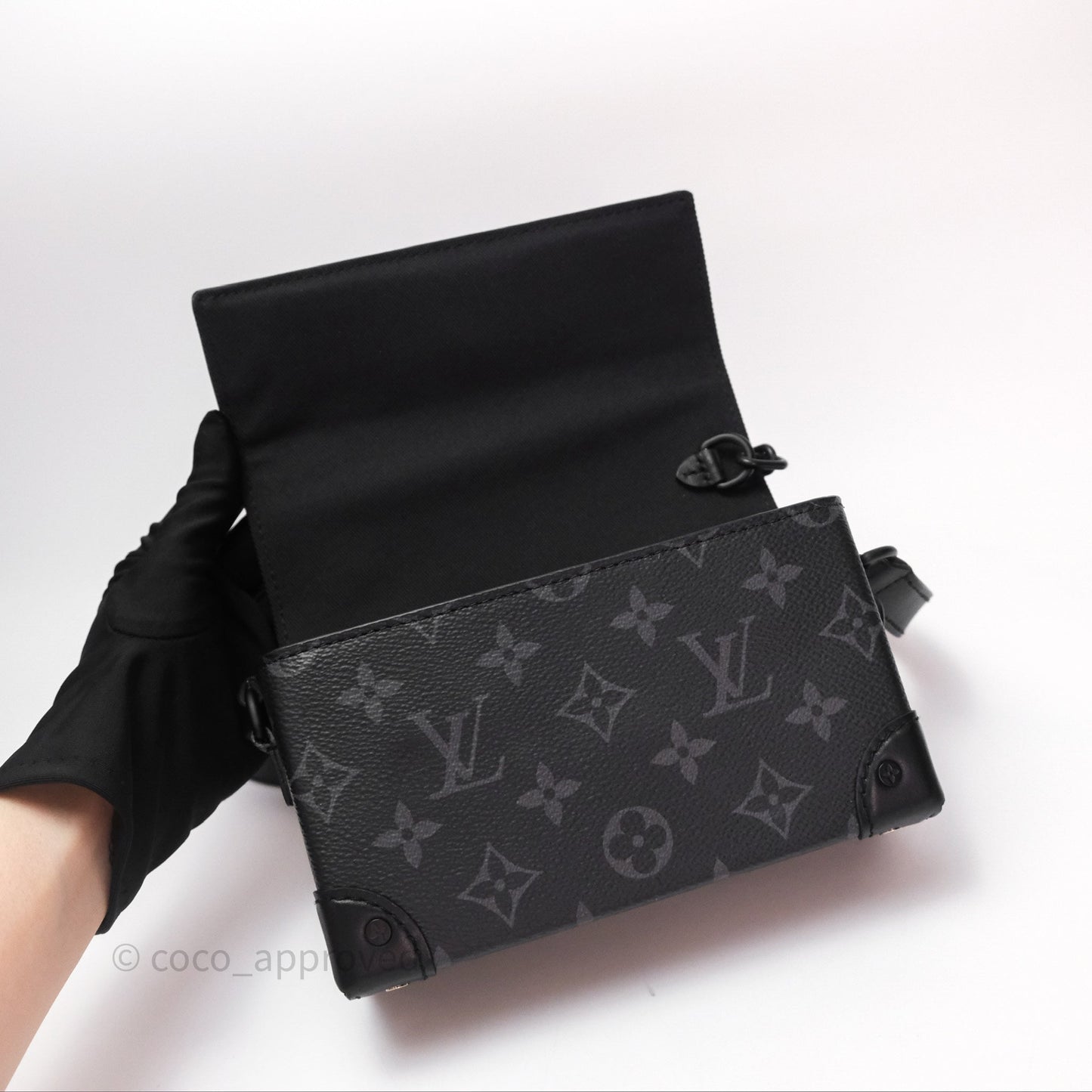 Louis Vuitton Steamer Wearable Wallet Monogram Eclipse Canvas