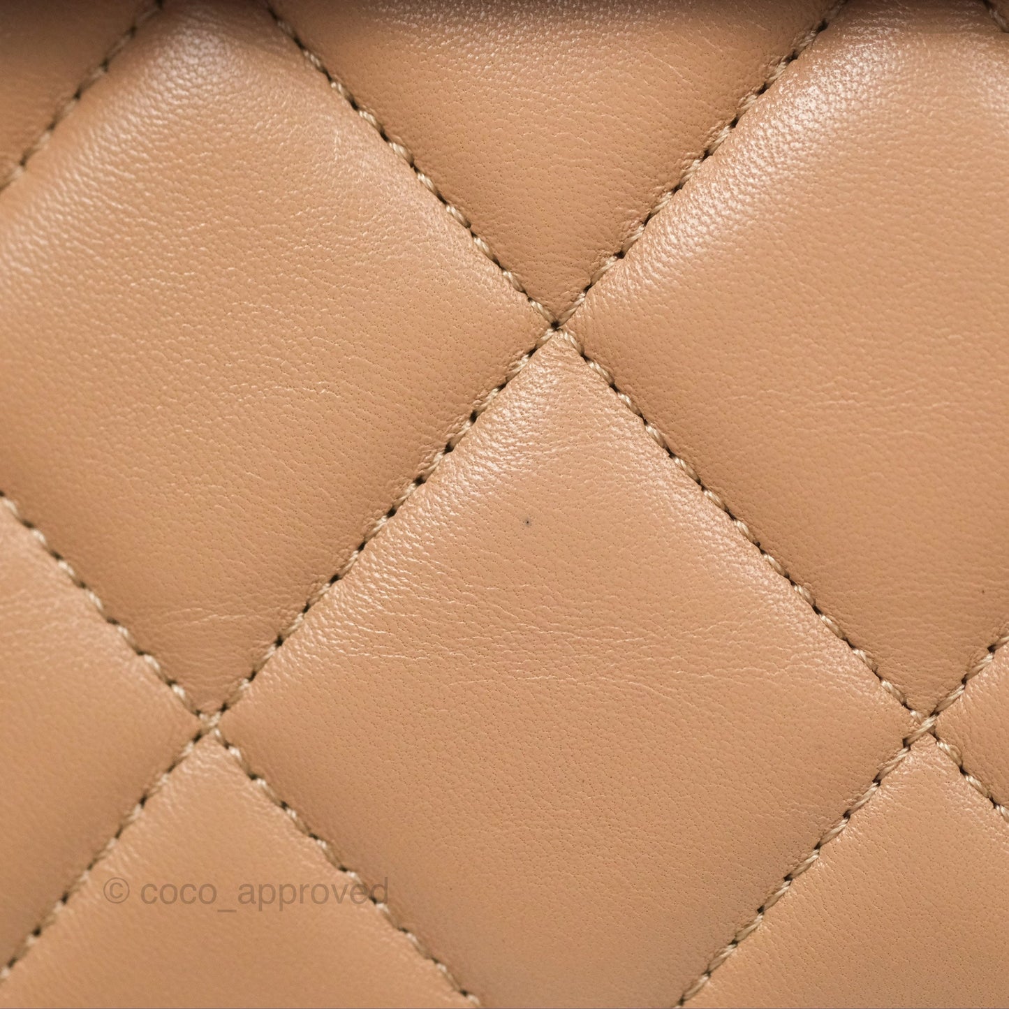 Chanel Trendy CC Small Beige Lambskin Gold Hardware 22S