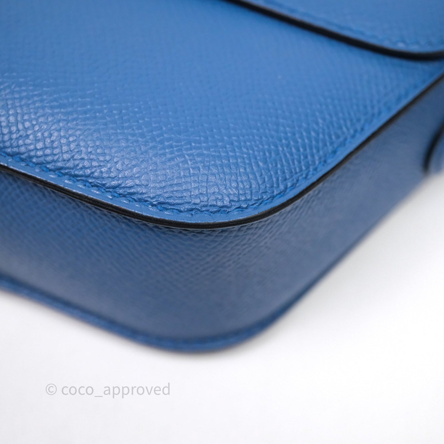 Hermès Cherche-Midi R2 Bleu Agate Epsom Palladium Hardware