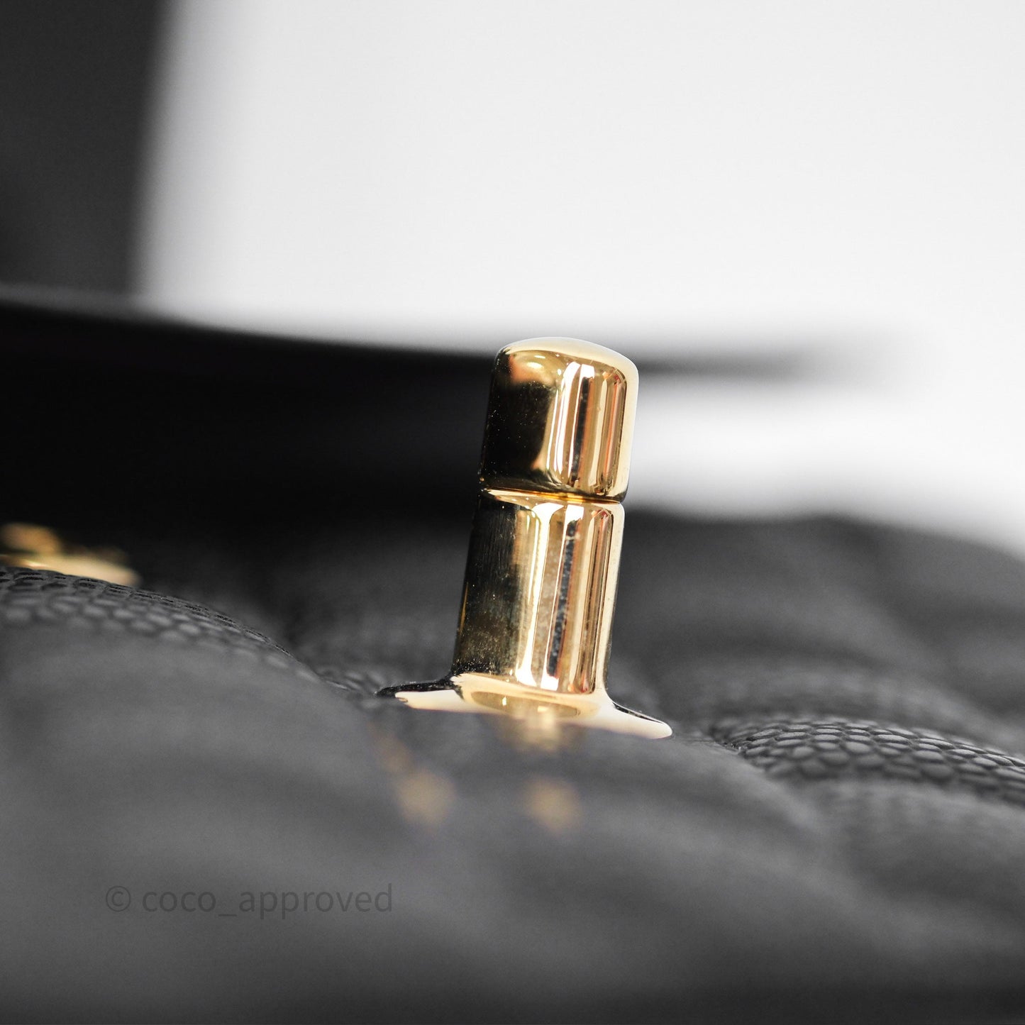 Chanel Quilted Small Classic Flap Black Caviar Gold Hardware