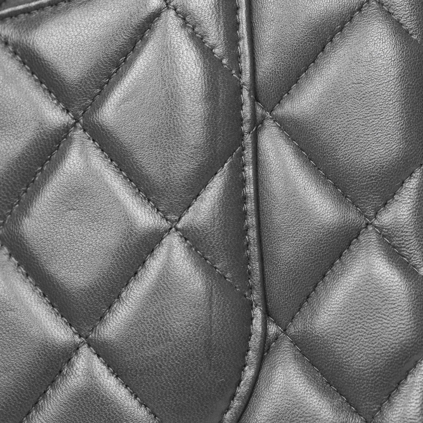 Chanel Jumbo Double Flap Dark Grey Lambskin Brushed Gold Hardware⁣⁣