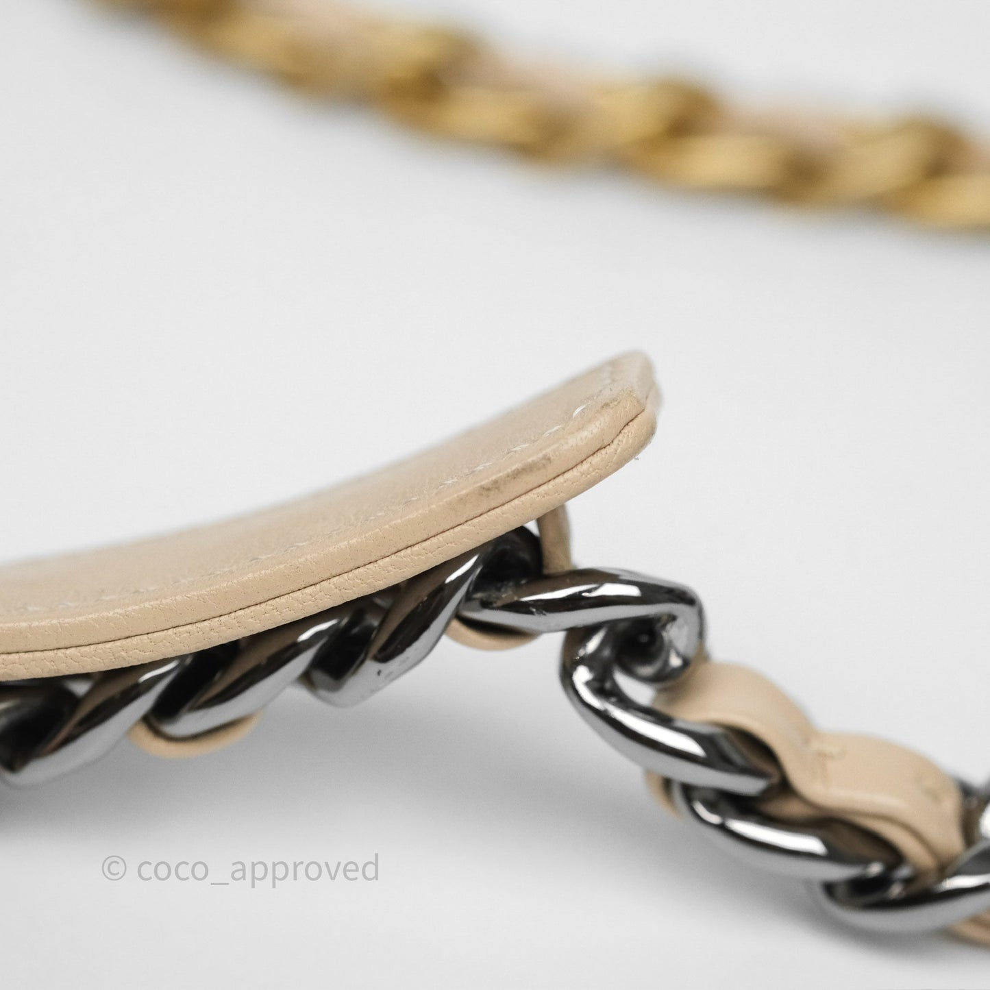 Chanel 19 Small Beige Mixed Hardware
