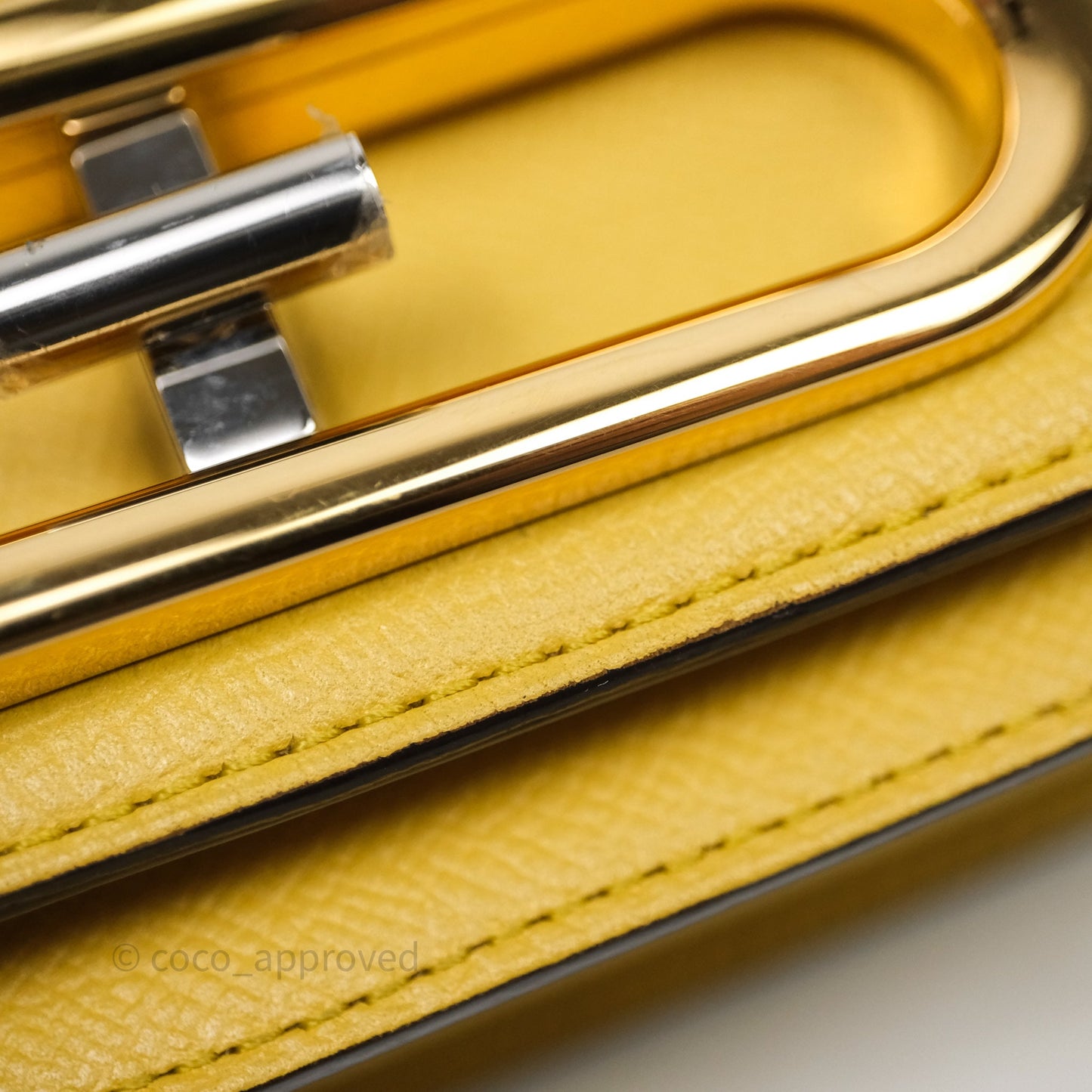 Delvaux Small Lingot Bag Pollen Alpina Calfskin Gold Hardware