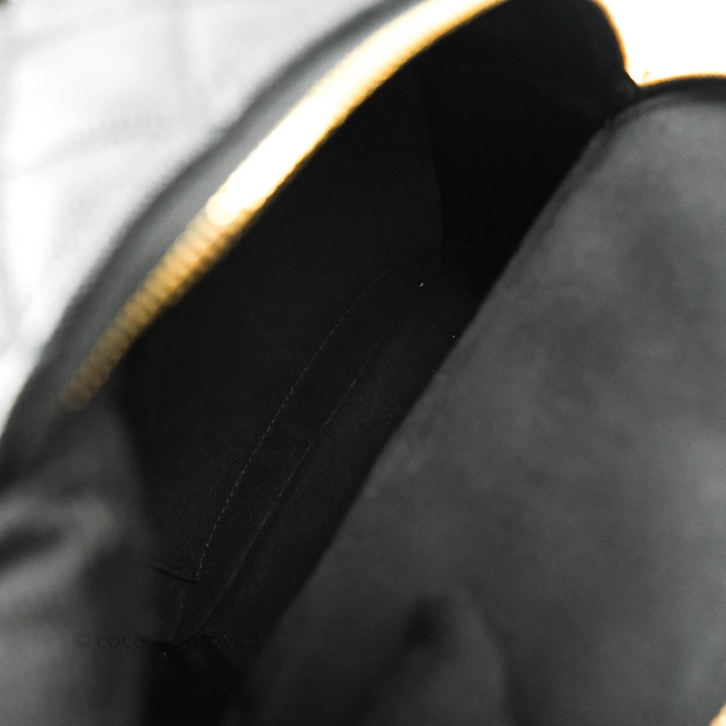 Chanel Quilted Small CC Day Backpack Black Caviar Gold Hardware