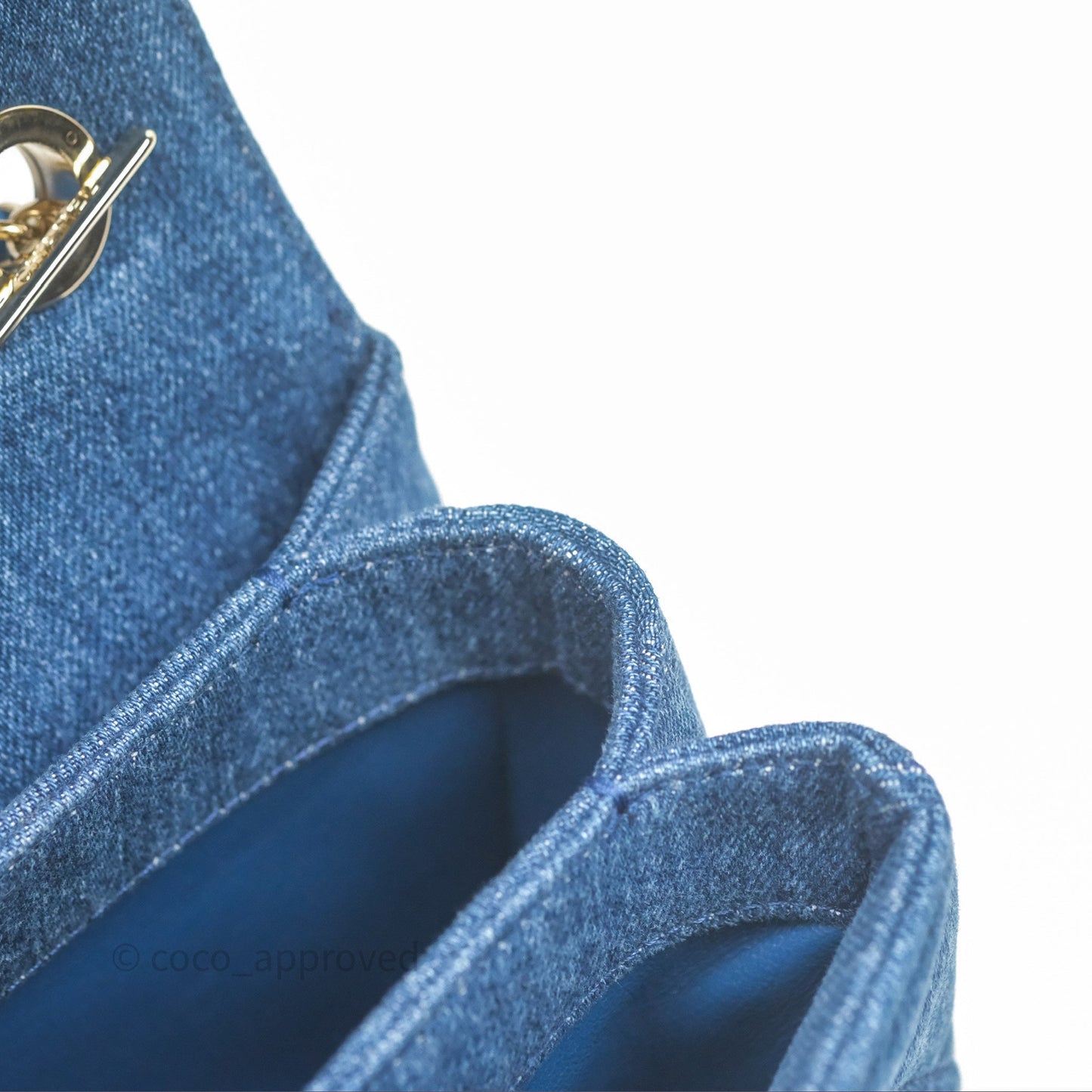 Chanel Small Trendy CC Denim Gold Hardware