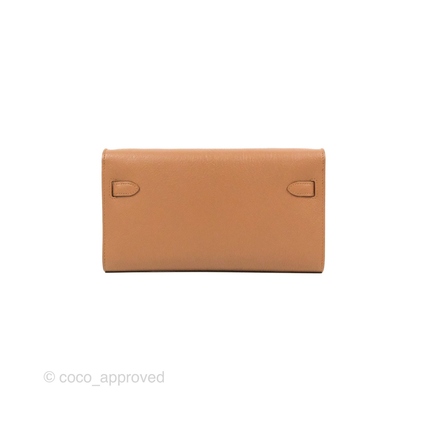 Hermès Kelly To Go Wallet Quebracho Chevre Mysore Gold Hardware
