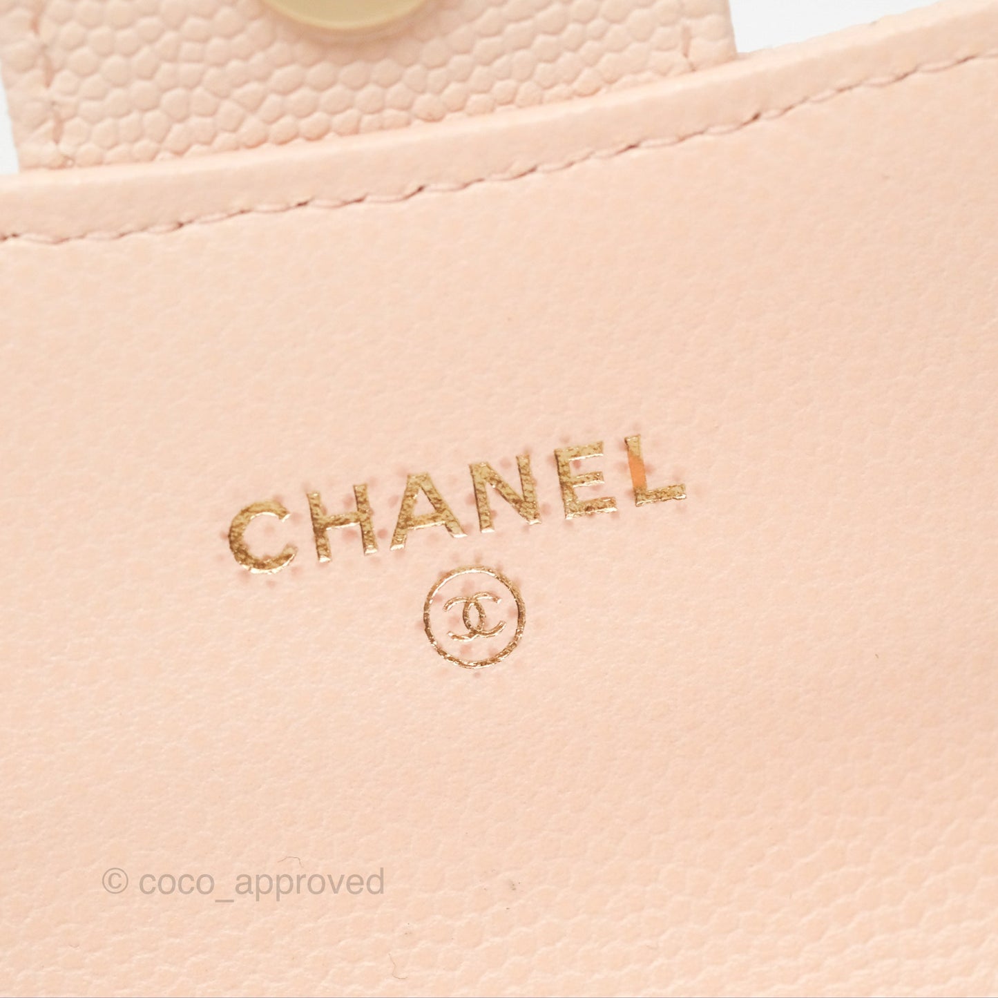 Chanel Mini Clutch With Chain Light Pink Caviar Gold Hardware