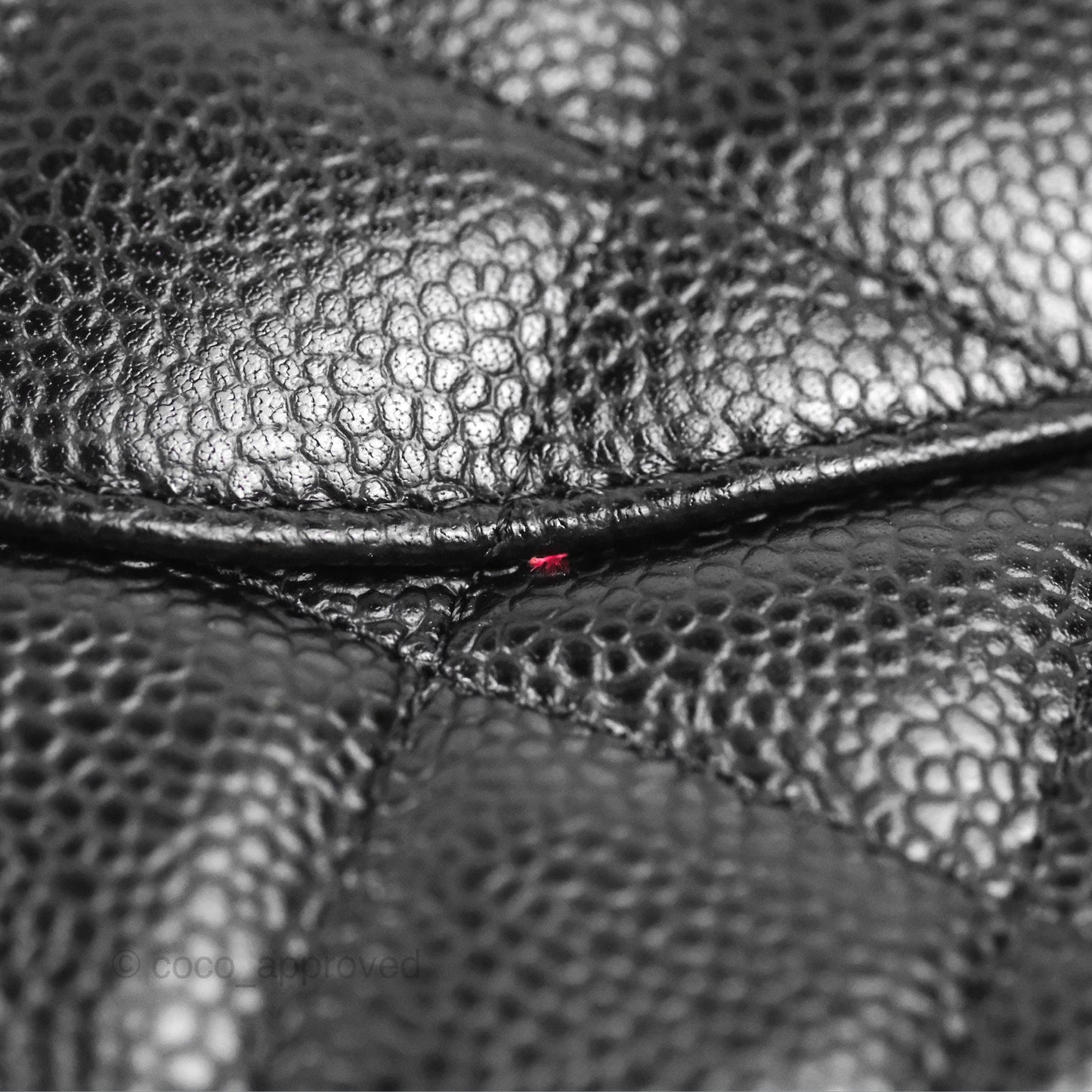 Chanel Jumbo Double Flap Black Caviar Silver Hardware⁣⁣