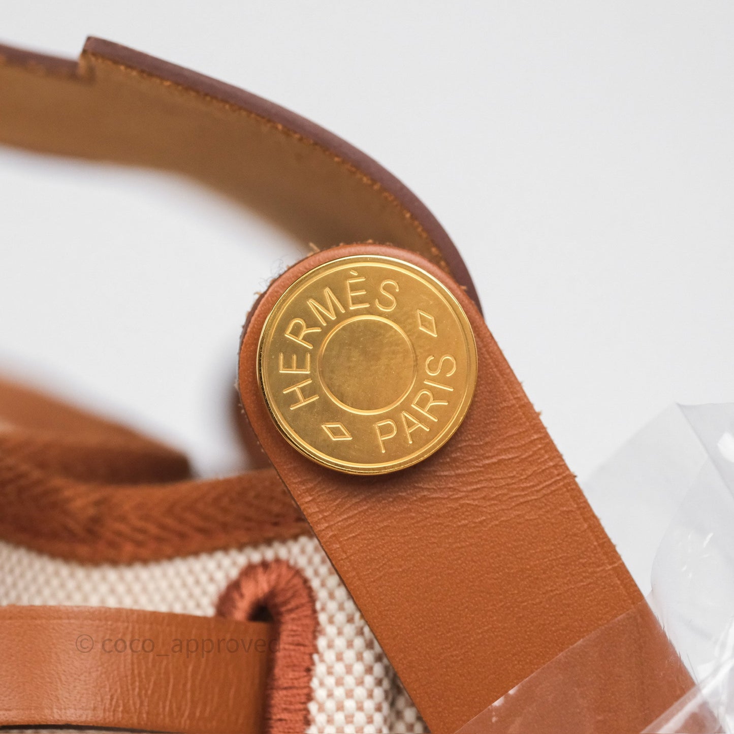 Hermes Mini Herbag Gold Ecru Gold Hardware
