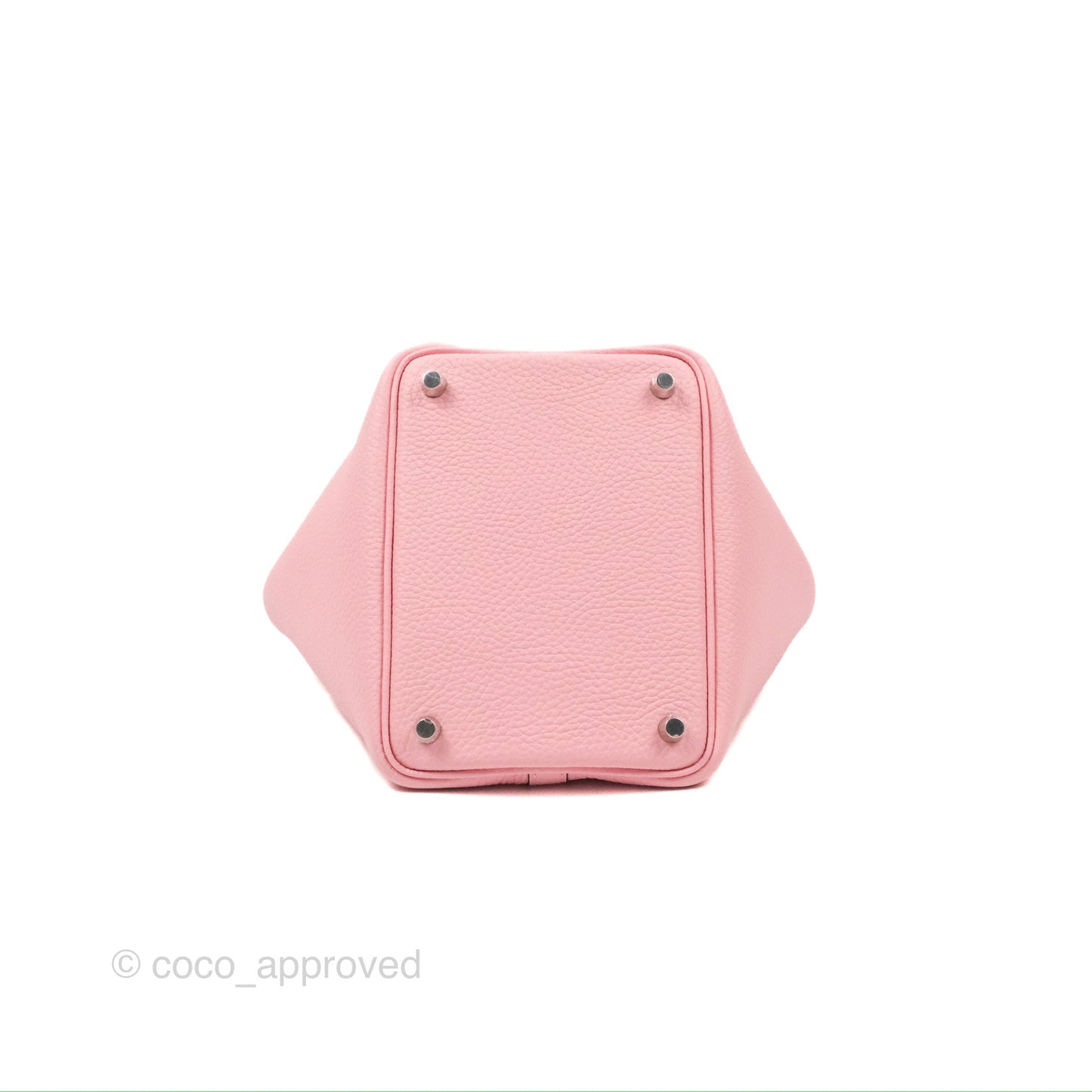 Hermès Picotin 18 Rose Sakura Clemence Palladium Hardware