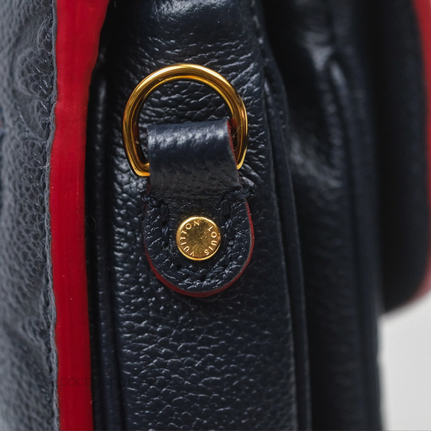 Louis Vuitton Empreinte Pochette Metis Marine Rouge