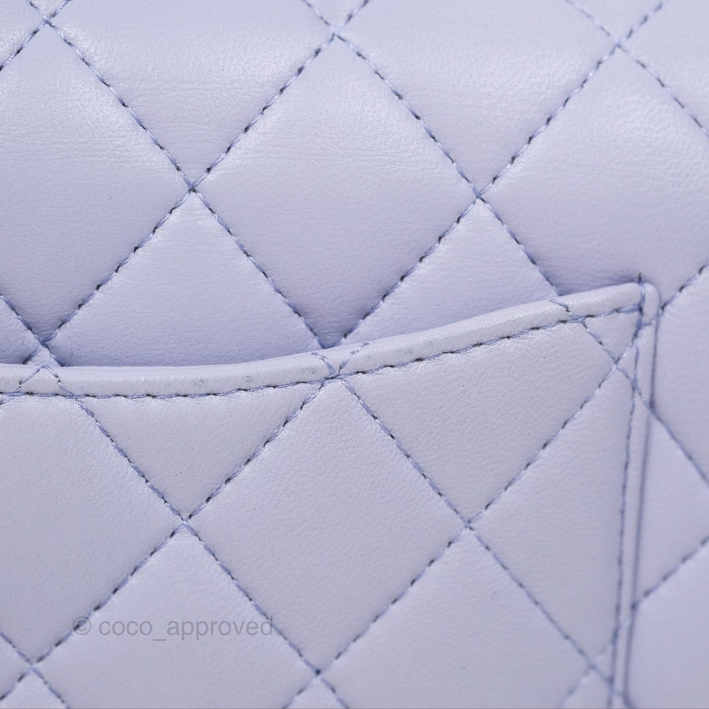 Chanel Top Handle Mini Rectangular Flap Bag Lilac Lambskin Gold Hardware