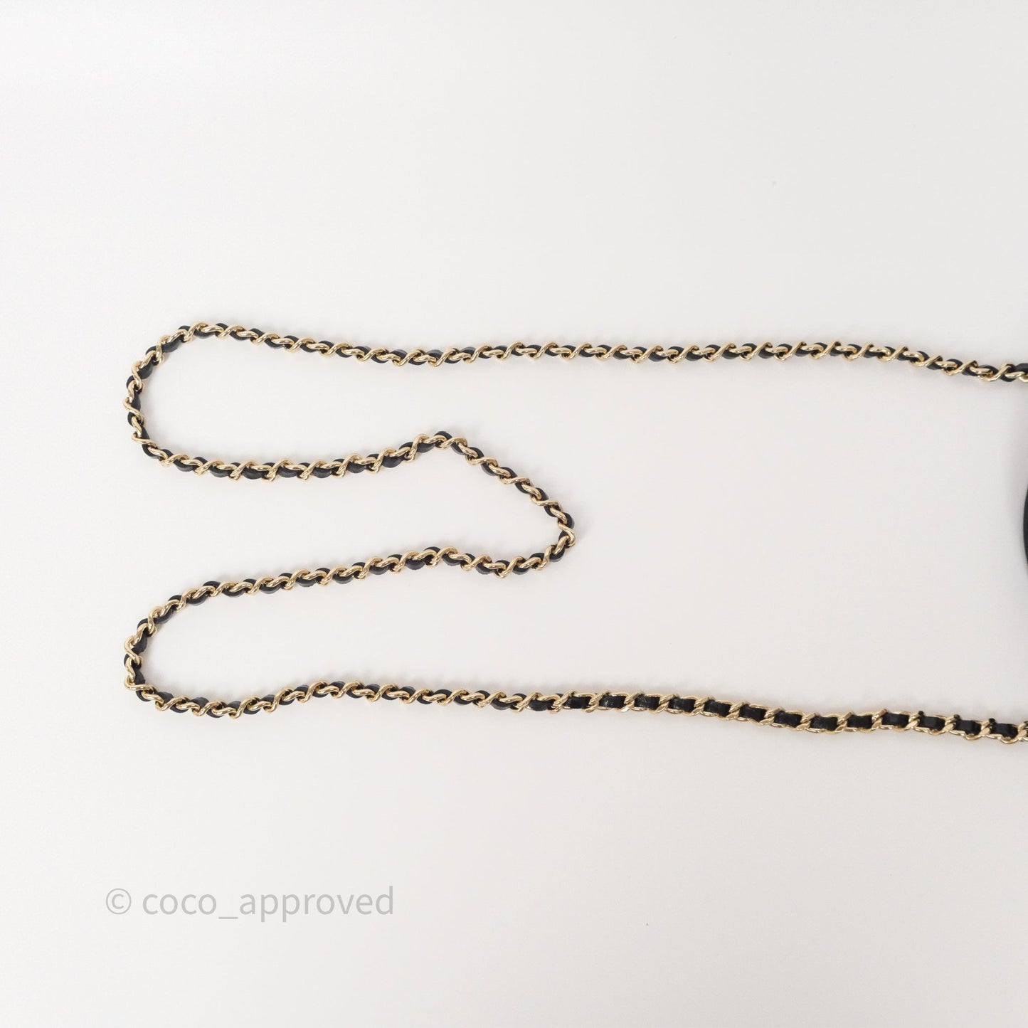 Chanel Nano 31 White/ Black Shiny Lambskin Gold Hardware
